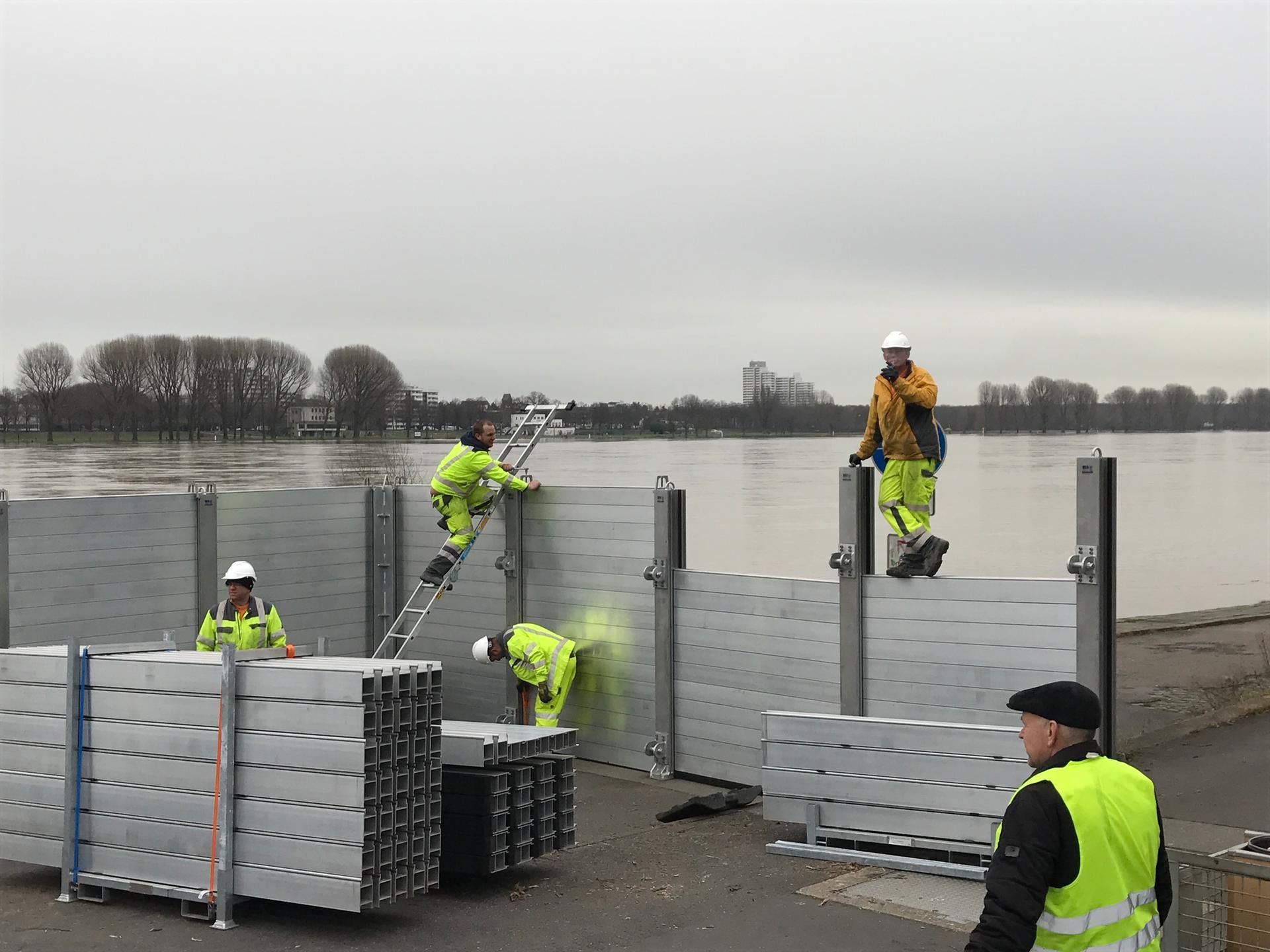 Hochwasser Aufbau stef