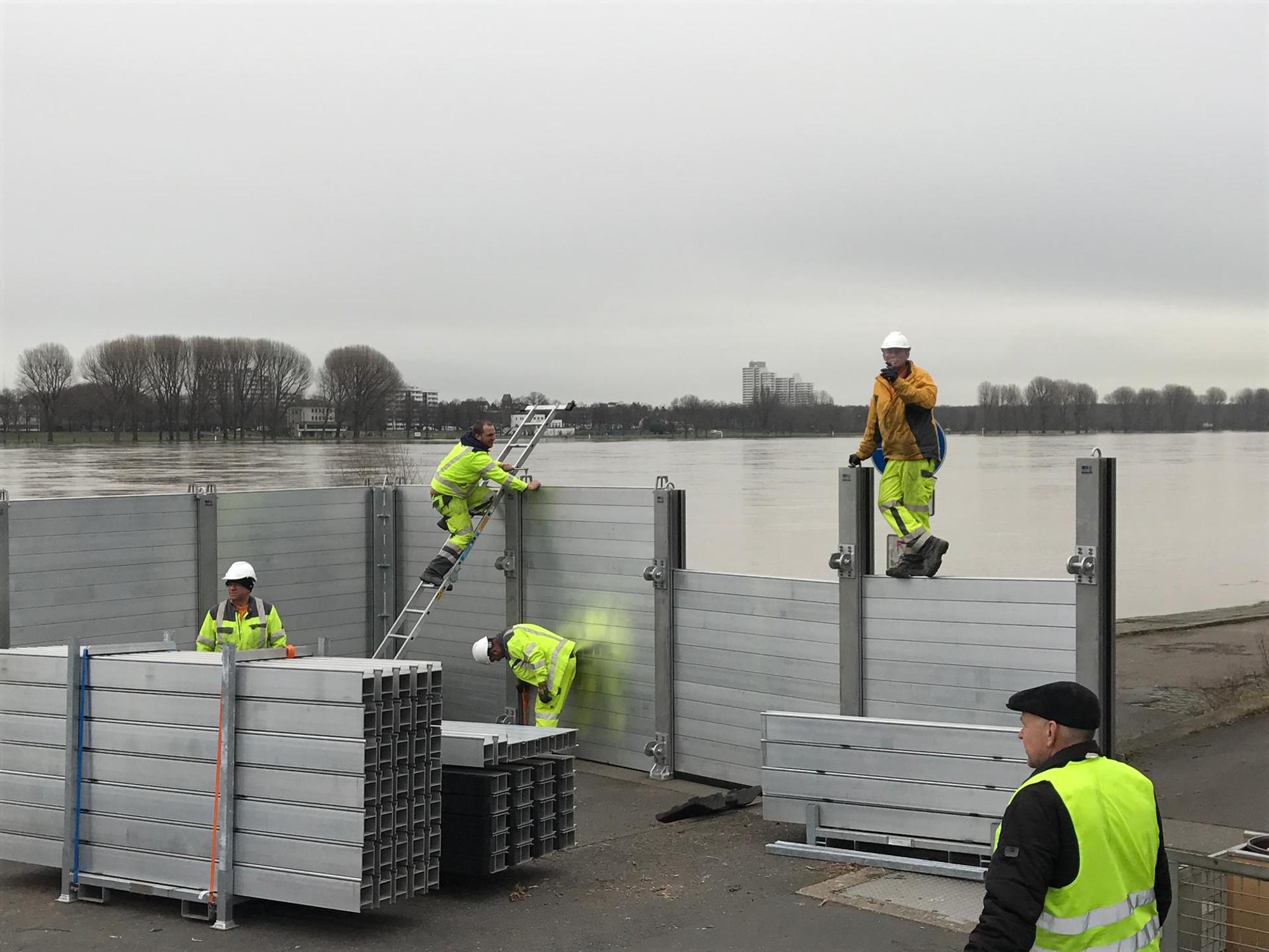 Hochwasser Aufbau stef