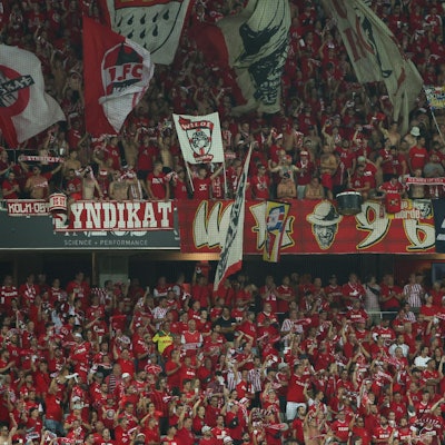 FC Gästeblock in Nizza