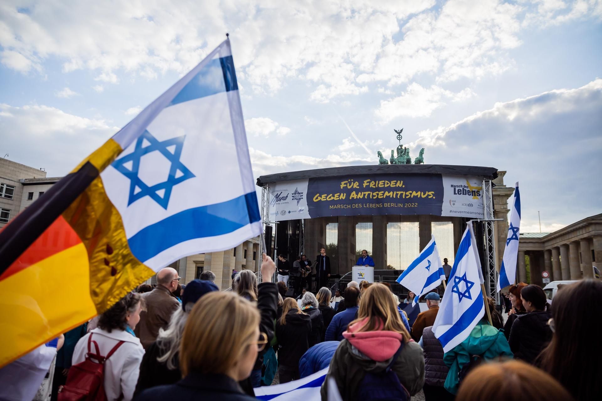Demo gegen Antisemitismus