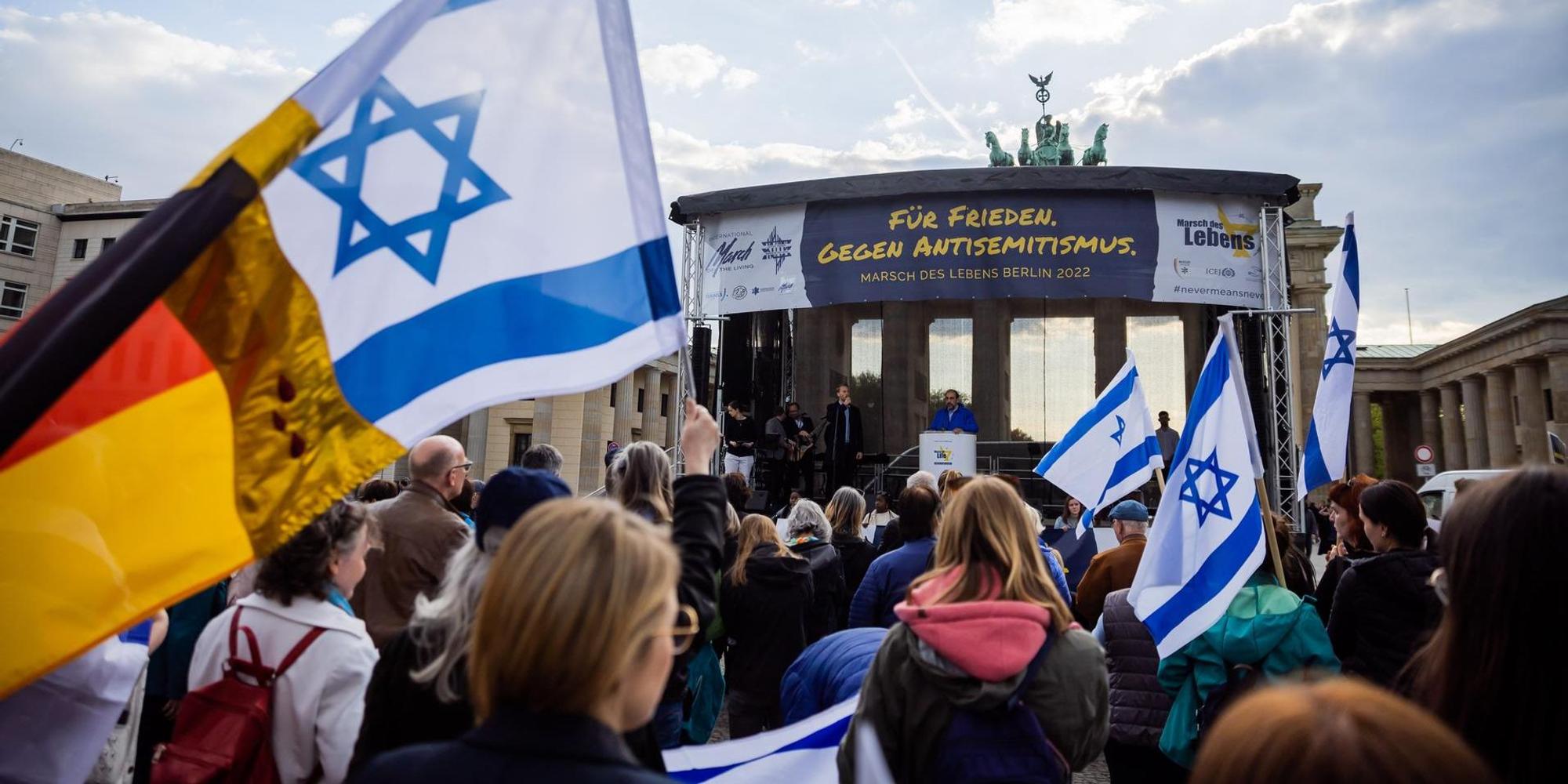 Demo gegen Antisemitismus