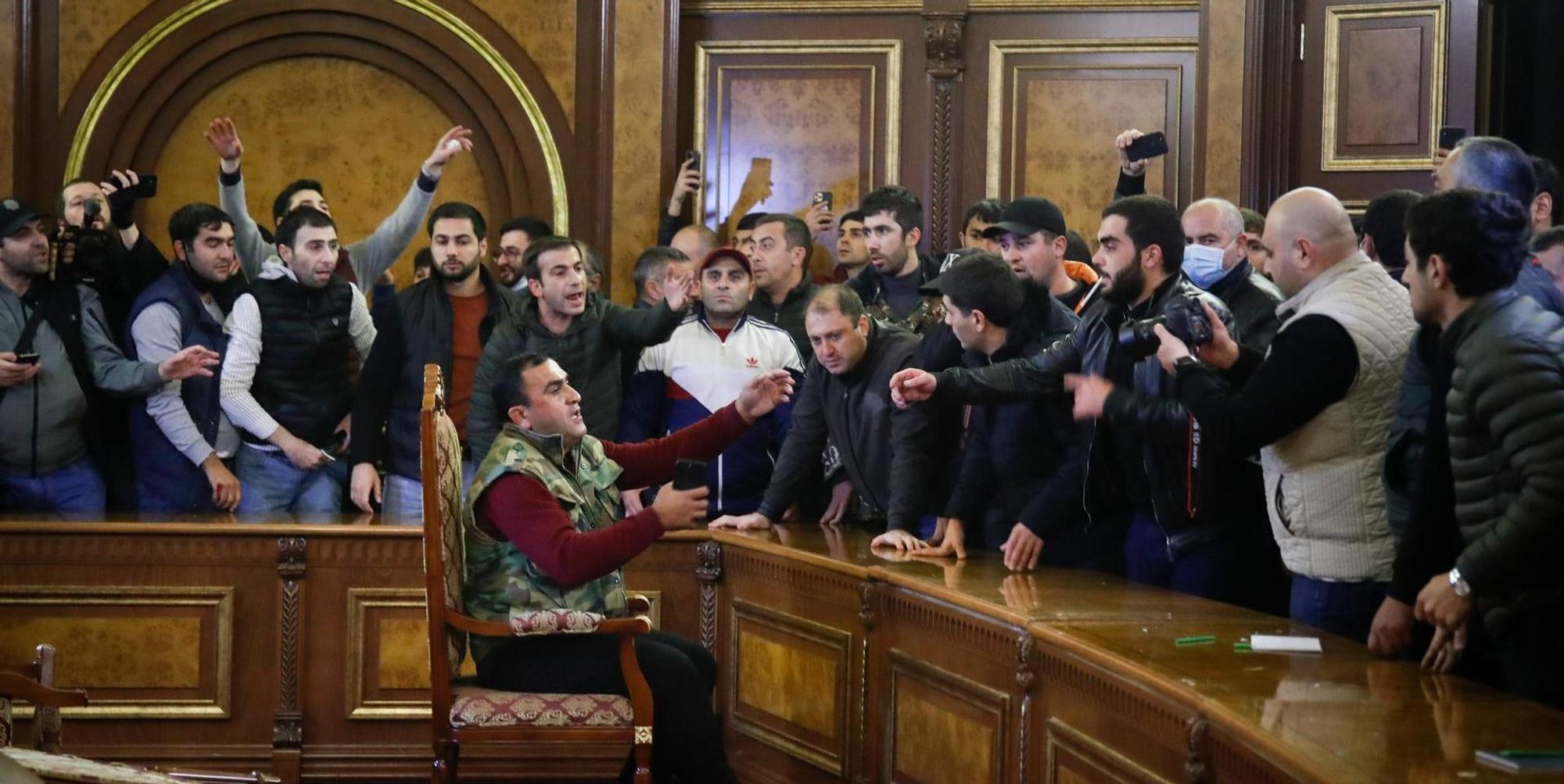 Berg Karabach Besetzes Parlament