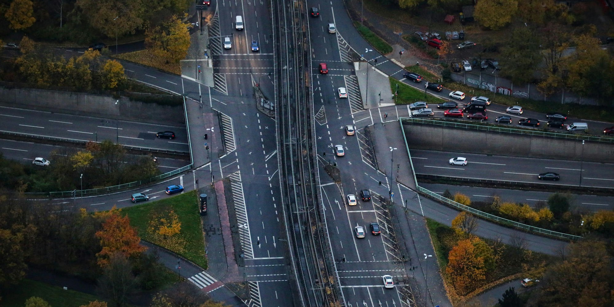 Luftaufnahme Parkgürtel