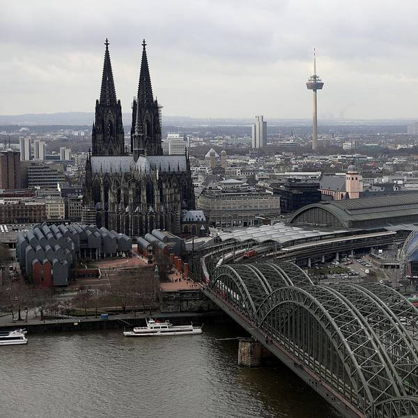 Kölner Dom Luftaufnahme