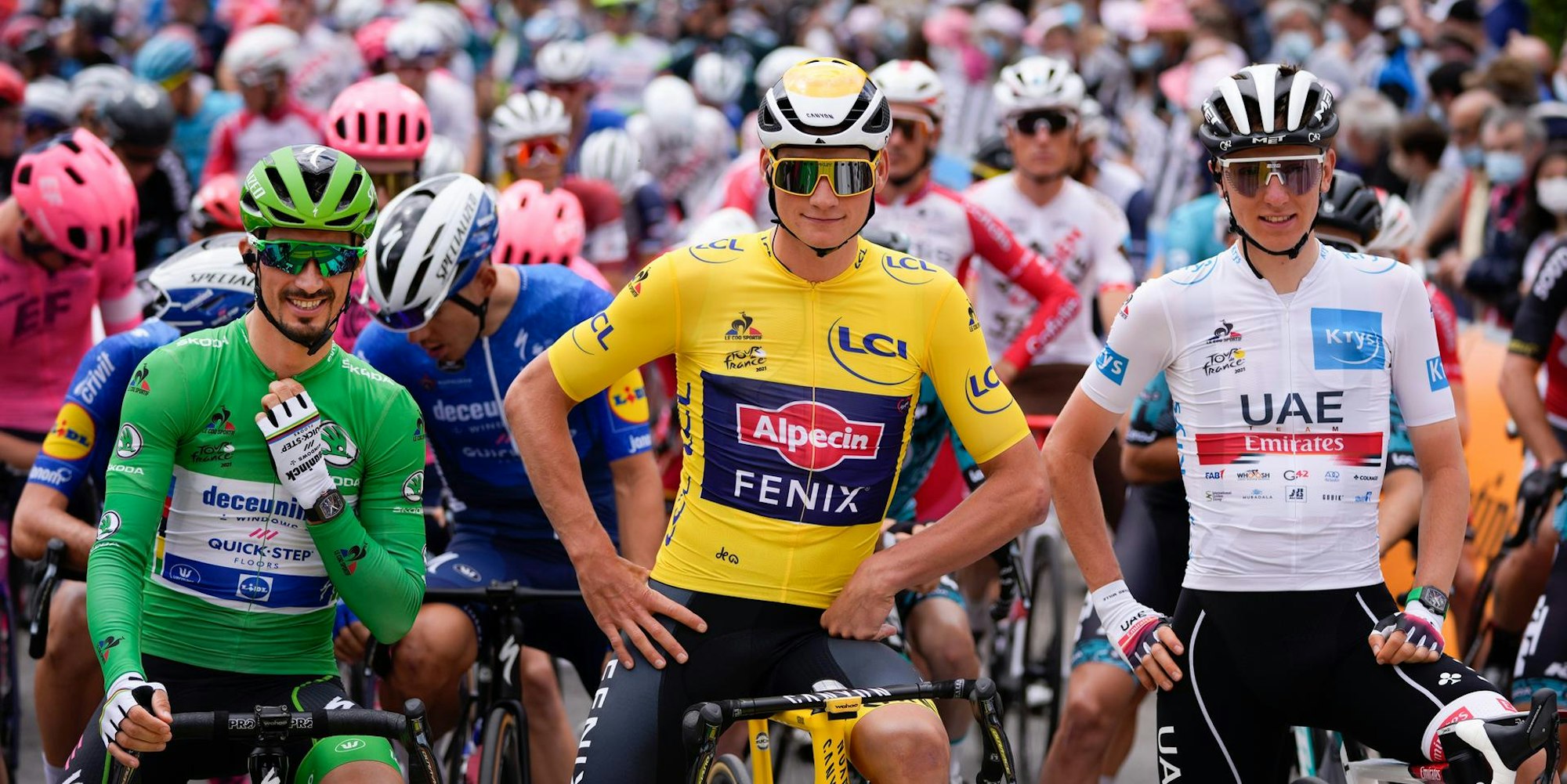 Mathieu van der Poel in Gelb