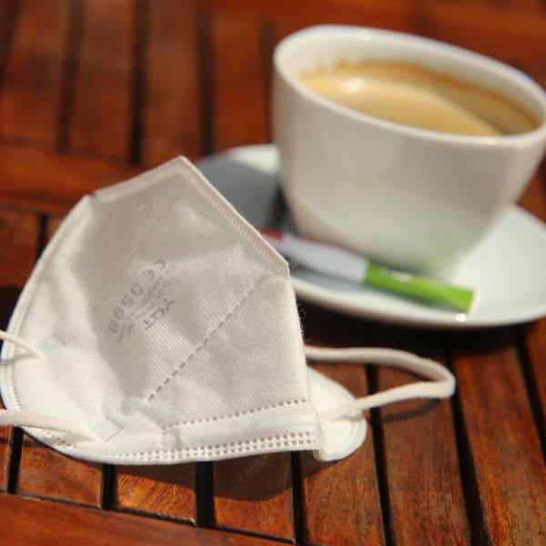 Maske Kaffee