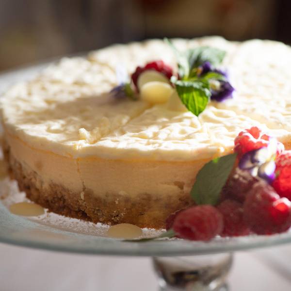 käsekuchen früchte