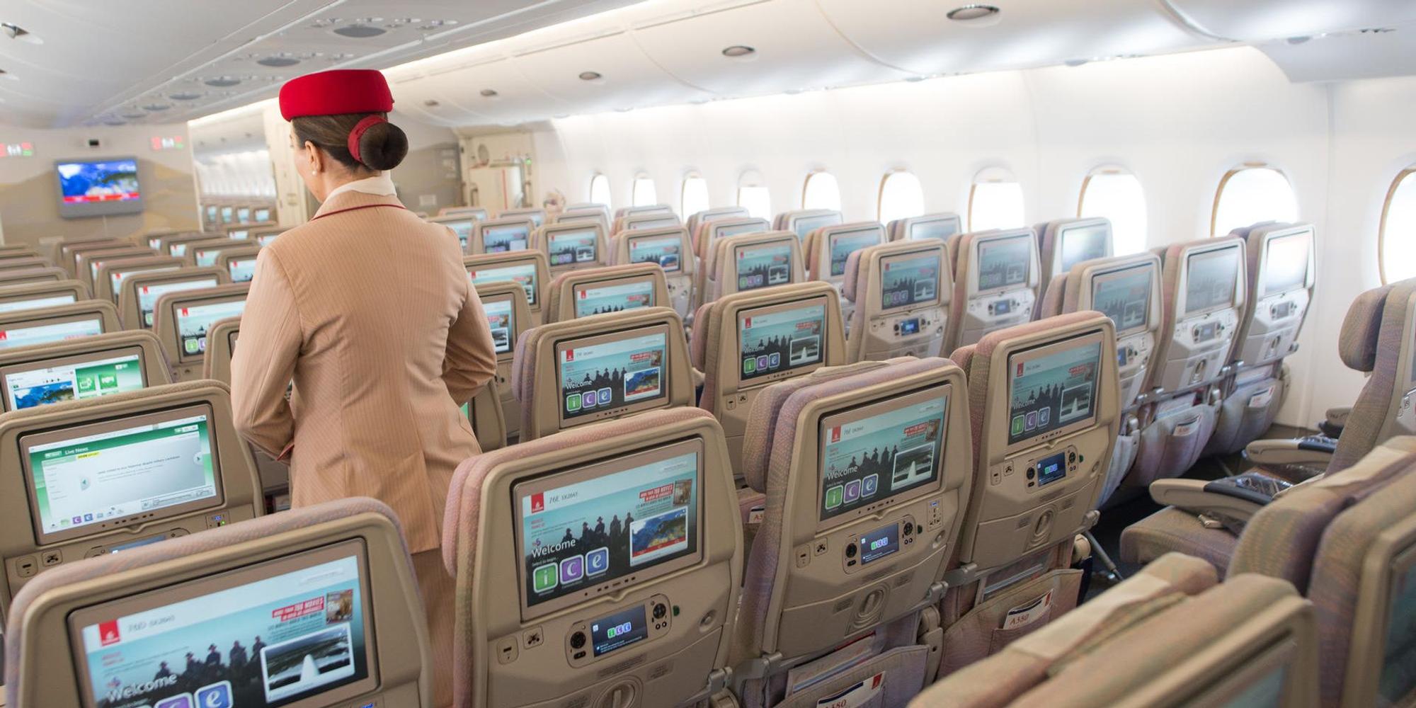Sitze im Flieger