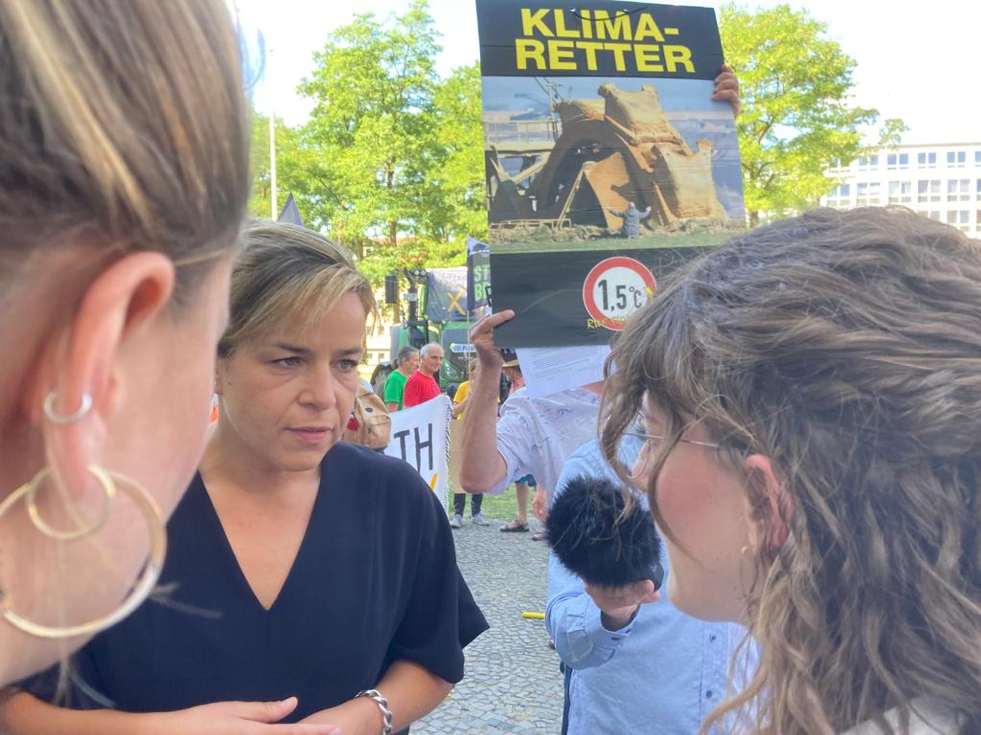 Grüne Parteitag Protest Voogt 2