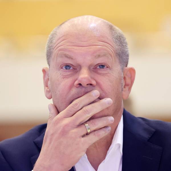 Scholz nachdenklich