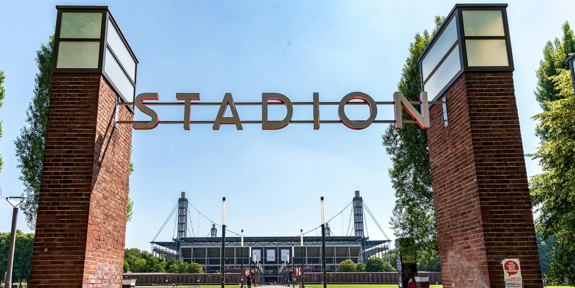 Eingang Stadion
