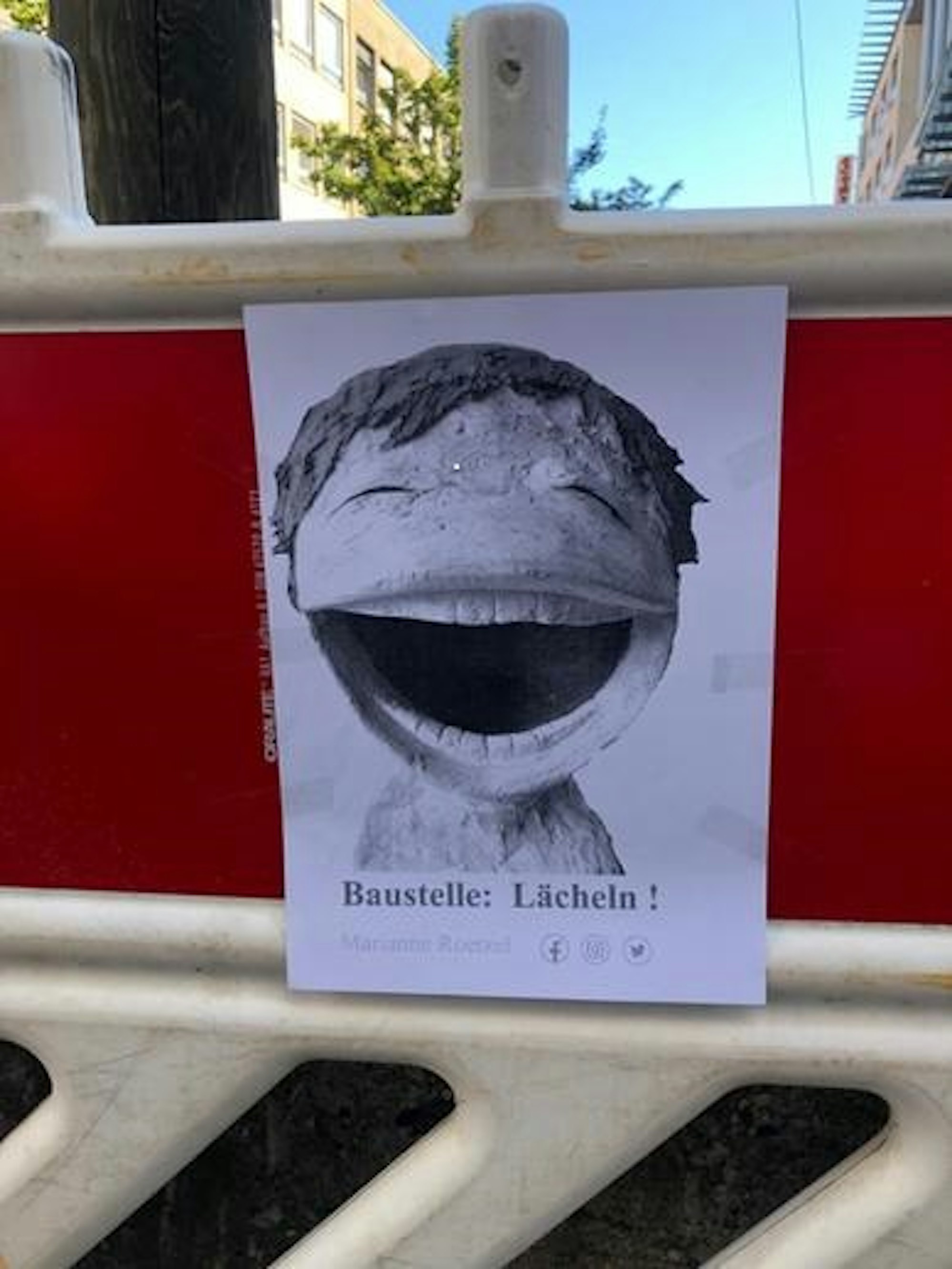 Nahaufnahme Baustellenkust