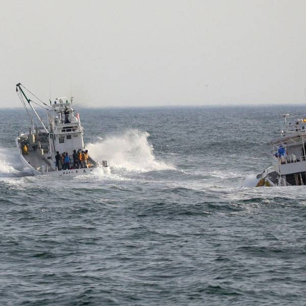 Fischerboote Japan Rettung