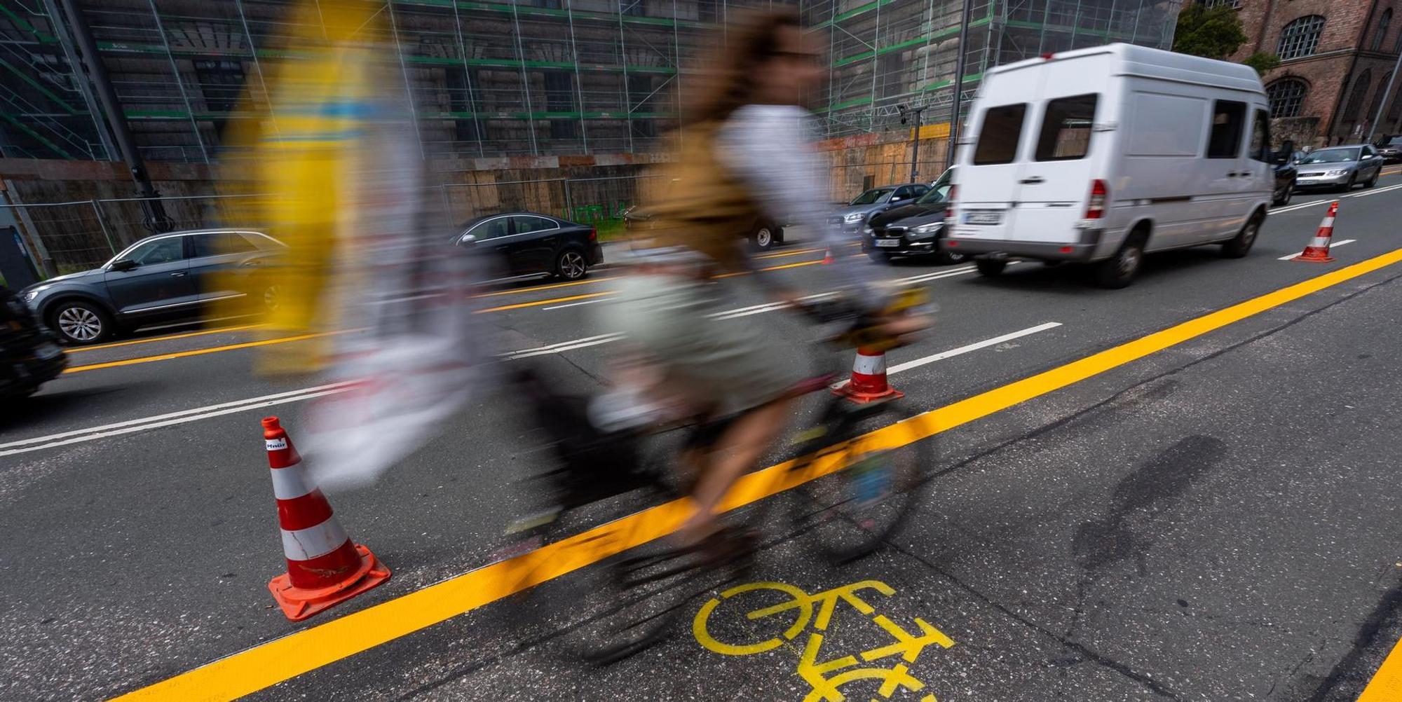 Pop up Bike Lane