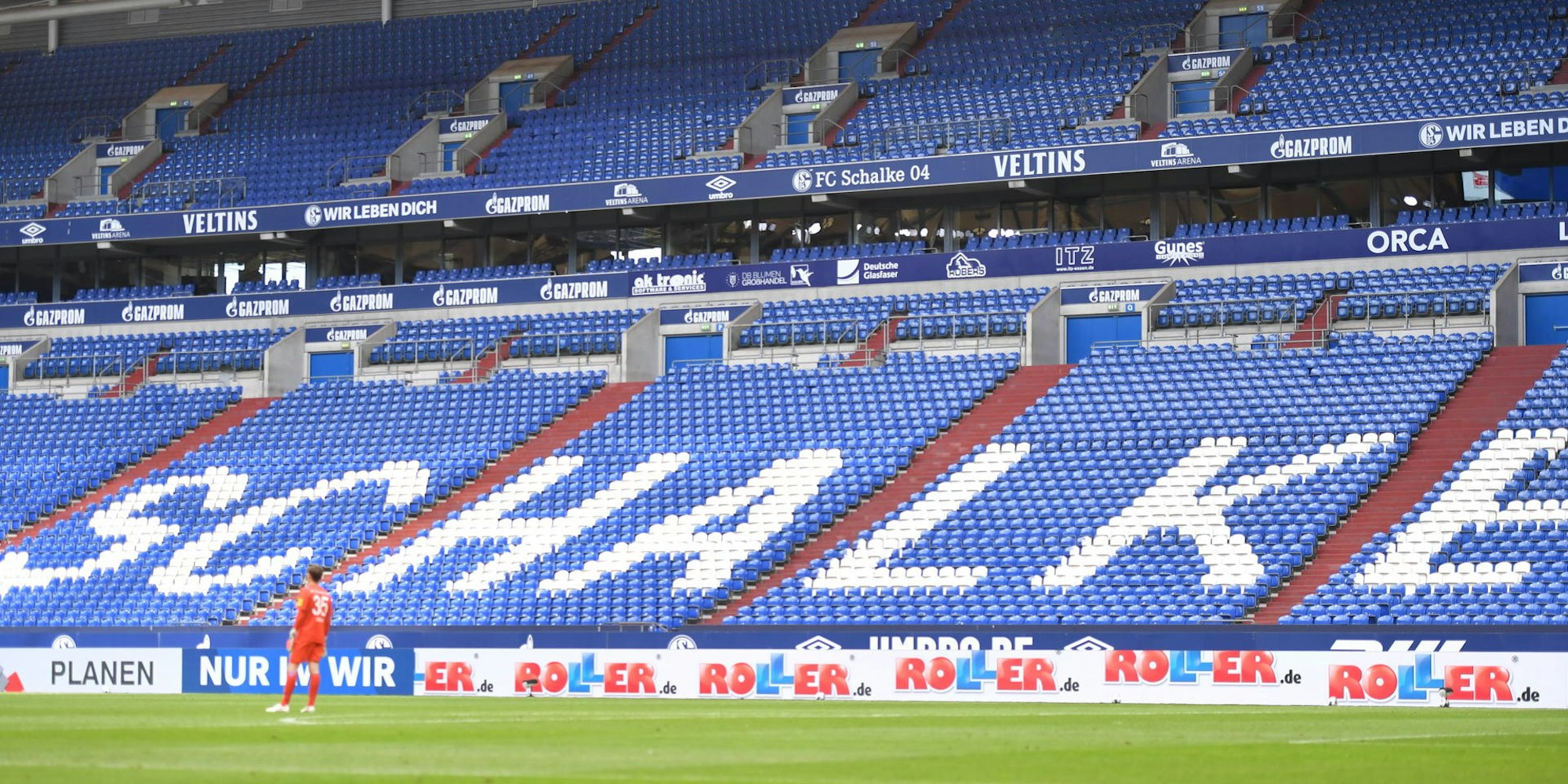 Schalke leere Ränge