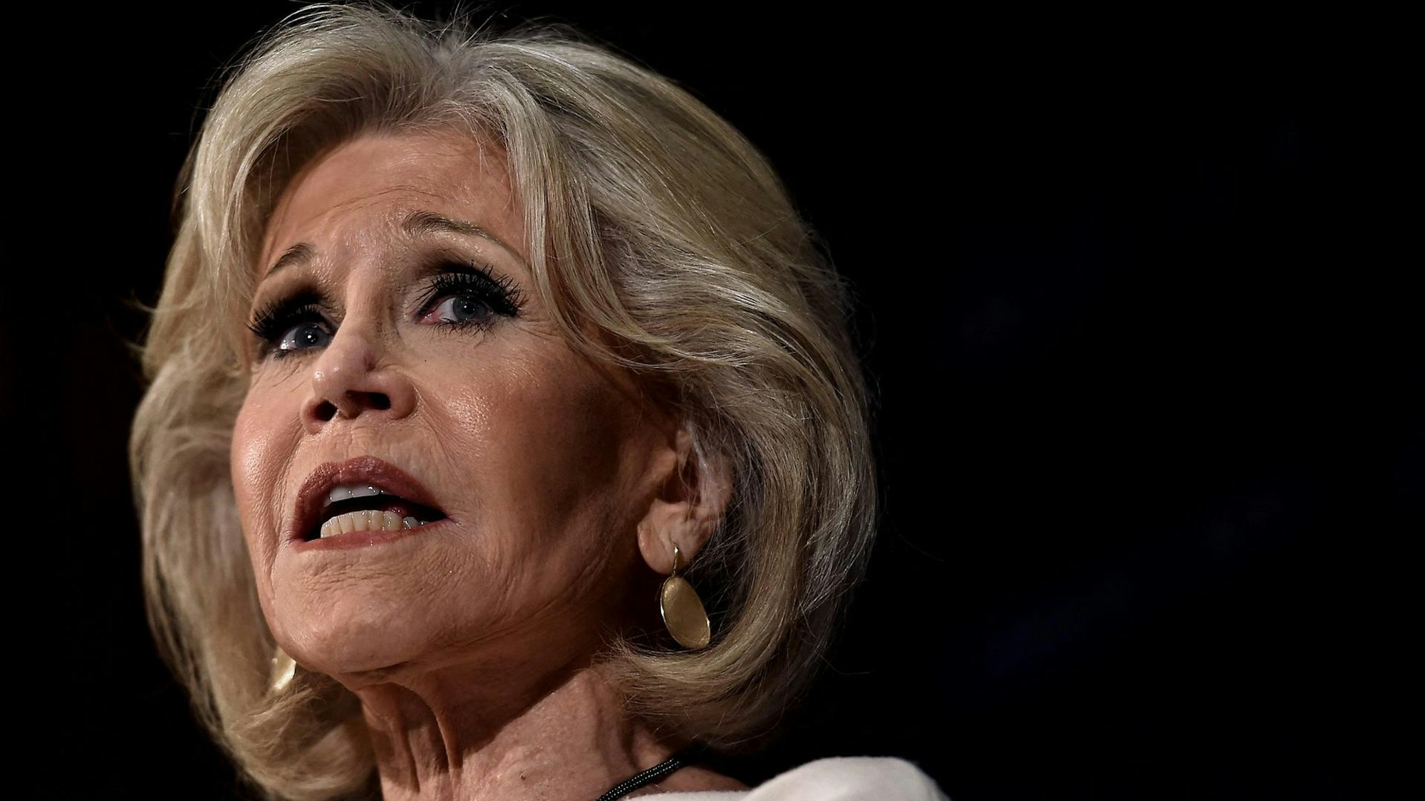 Die Schauspielerin und politische Aktivistin Jane Fonda bei einem Pressetermin im Dezember 2019.