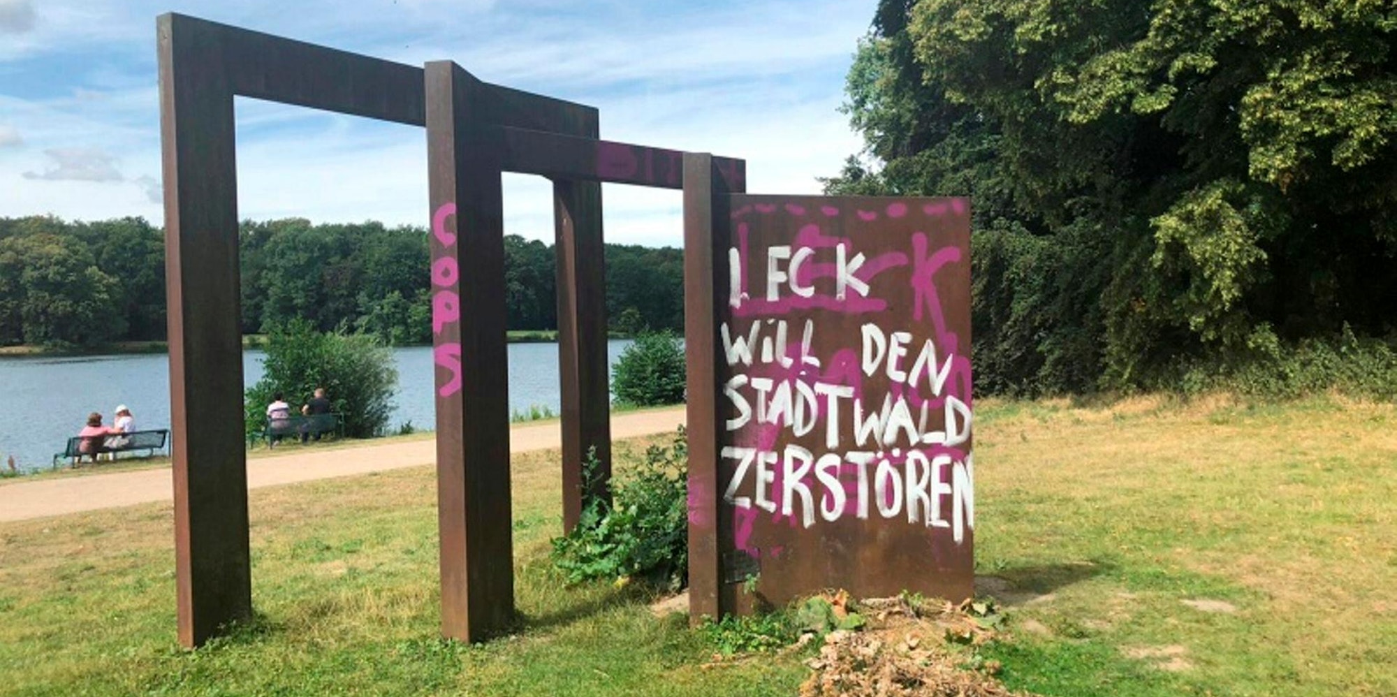 Versaute Kunst am Decksteiner