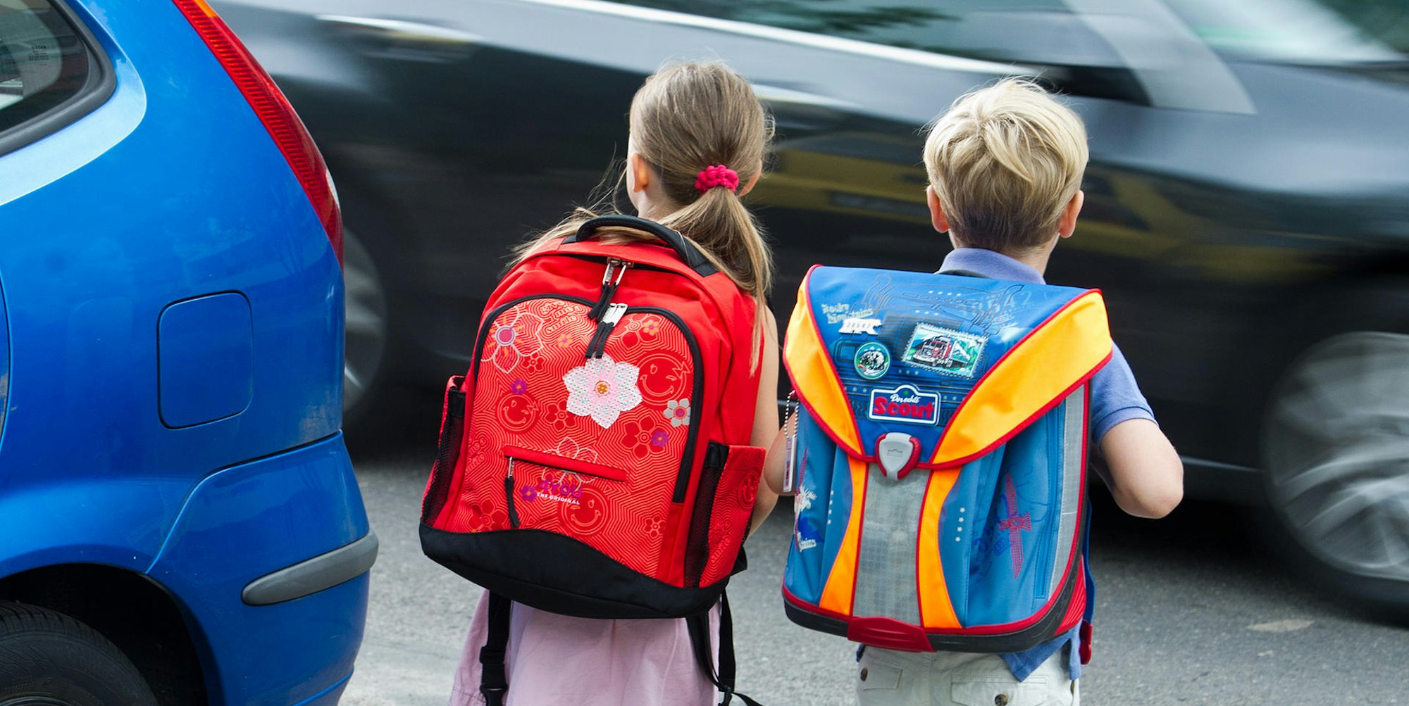 Symbolbild Schulweg Erstklässler