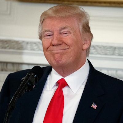 Donald Trump grin