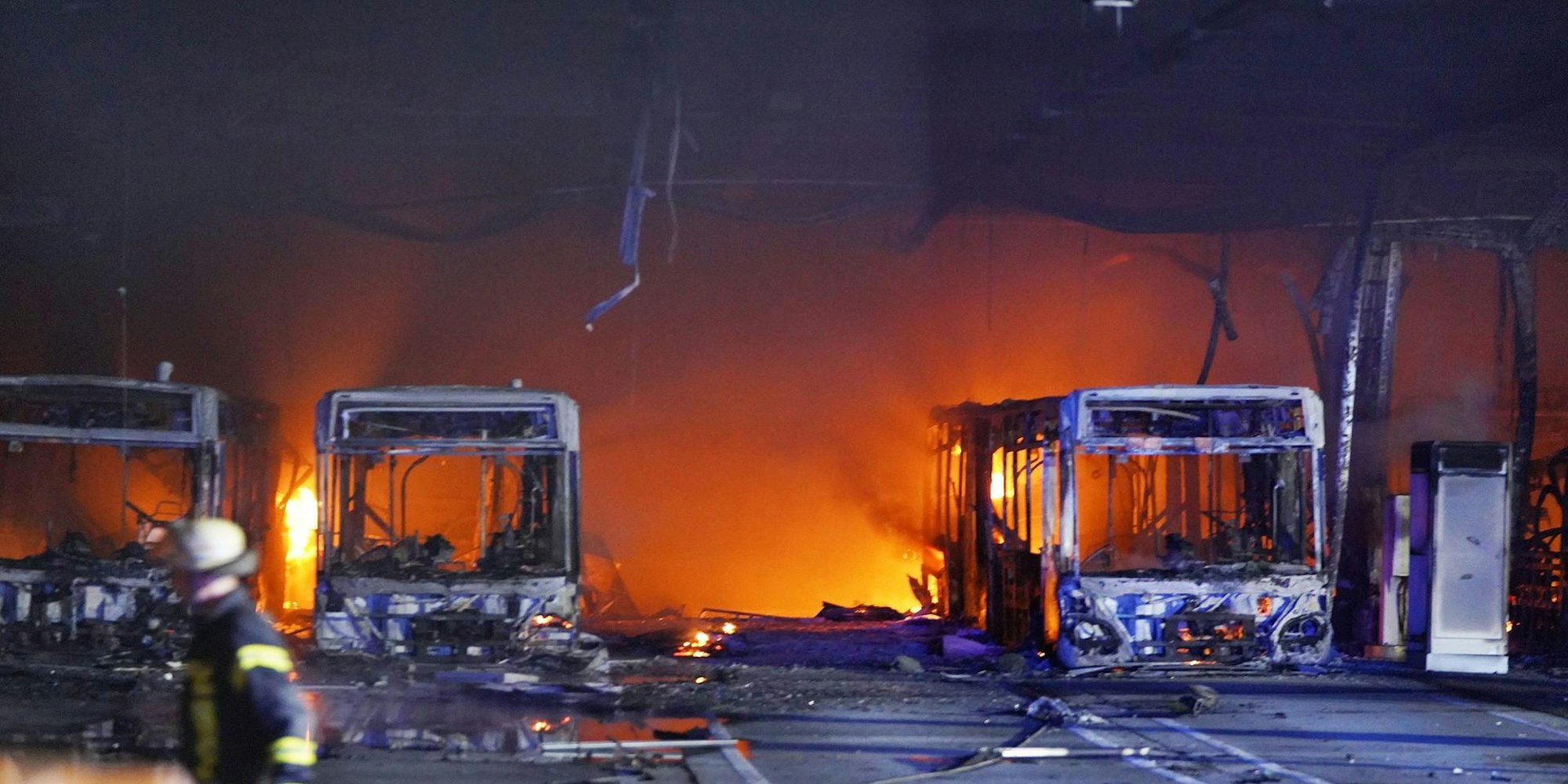 Großbrand Stuttgart dpa