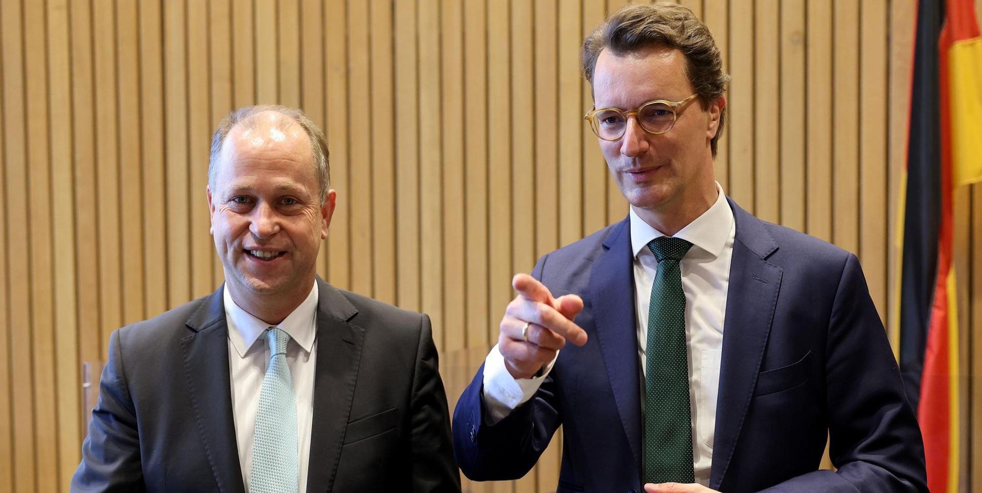 Wüst und FDP-CHef Stamp
