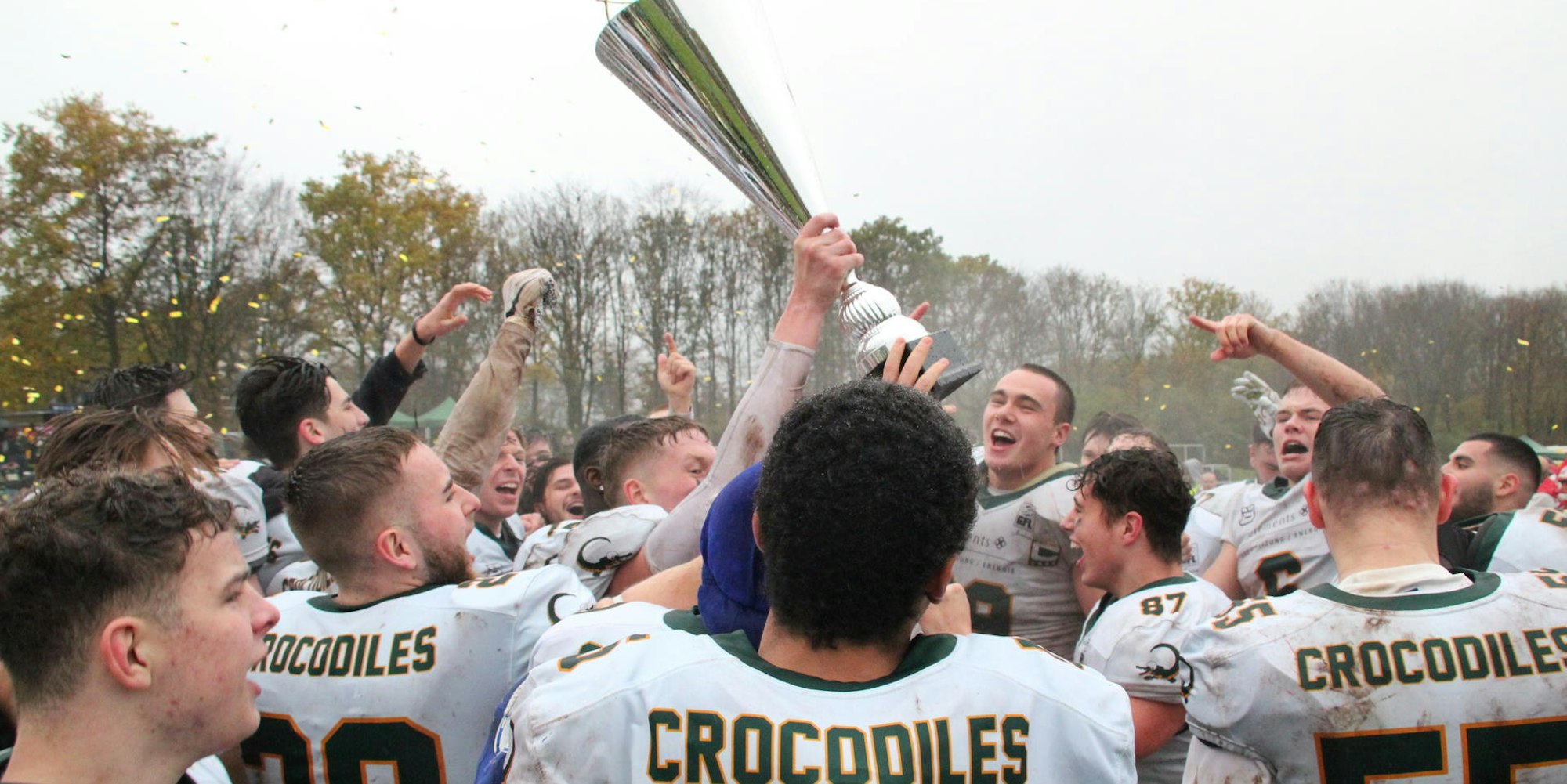 Crocodiles Meisterjubel