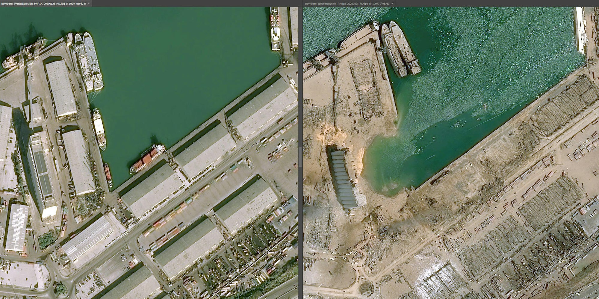Beirut vorher nachher