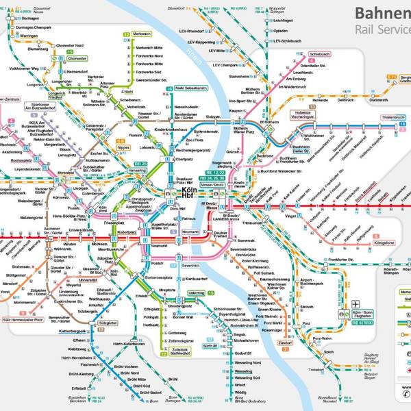 KVB Liniennetzplan