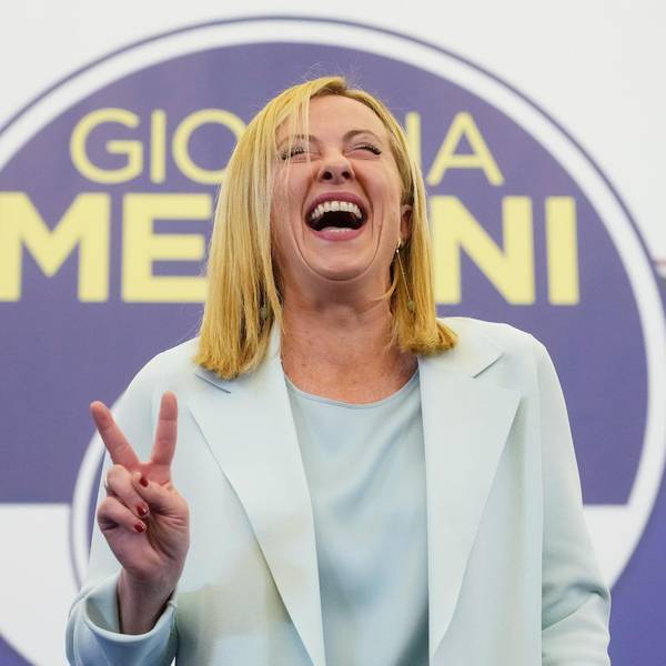 Giorgia Meloni nach Sieg 280922