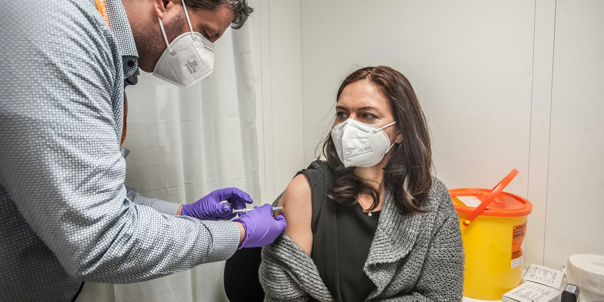 Impfkampagne Booster Chempark Impfung