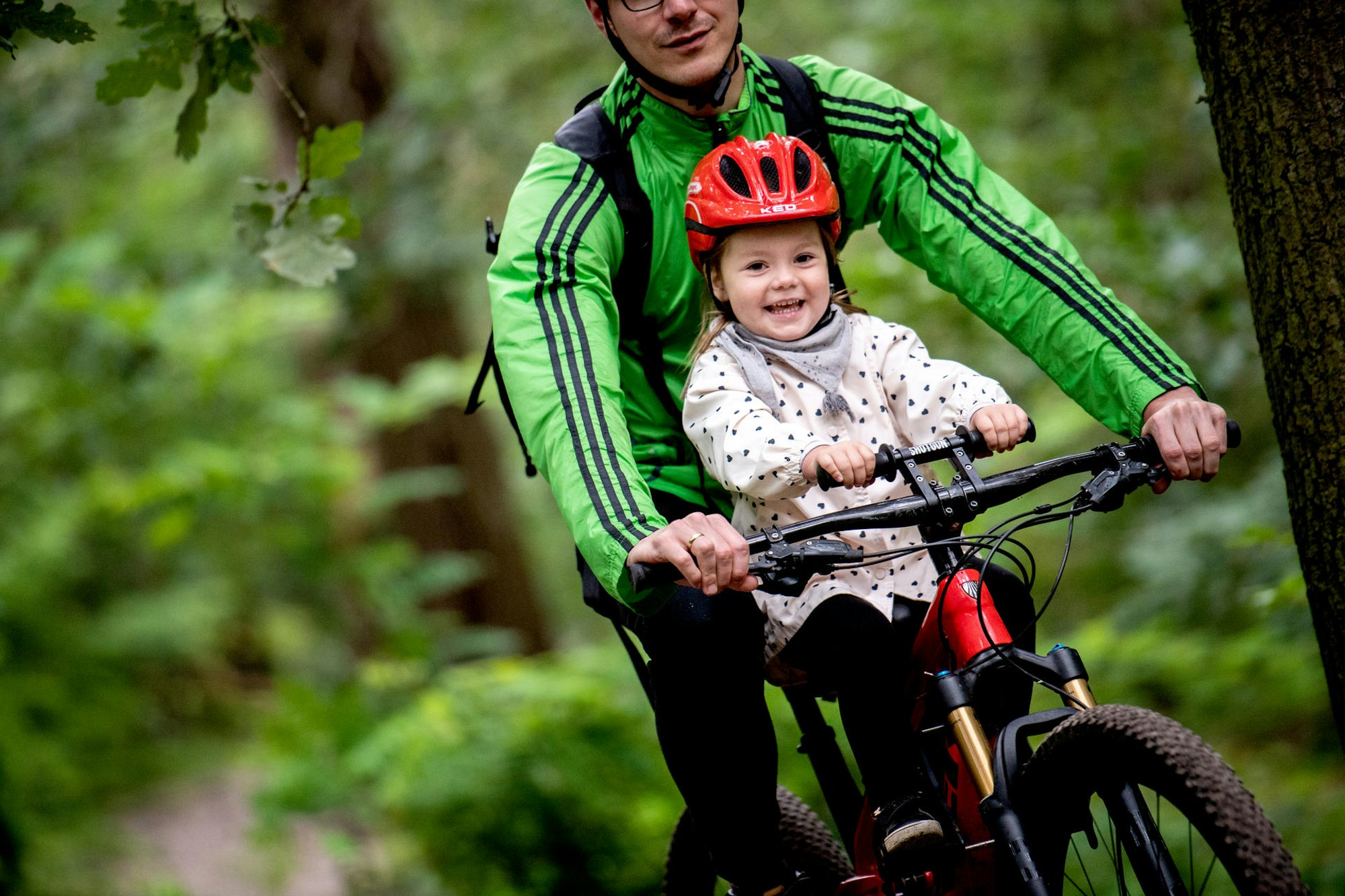 mountainbike mit kindern 2