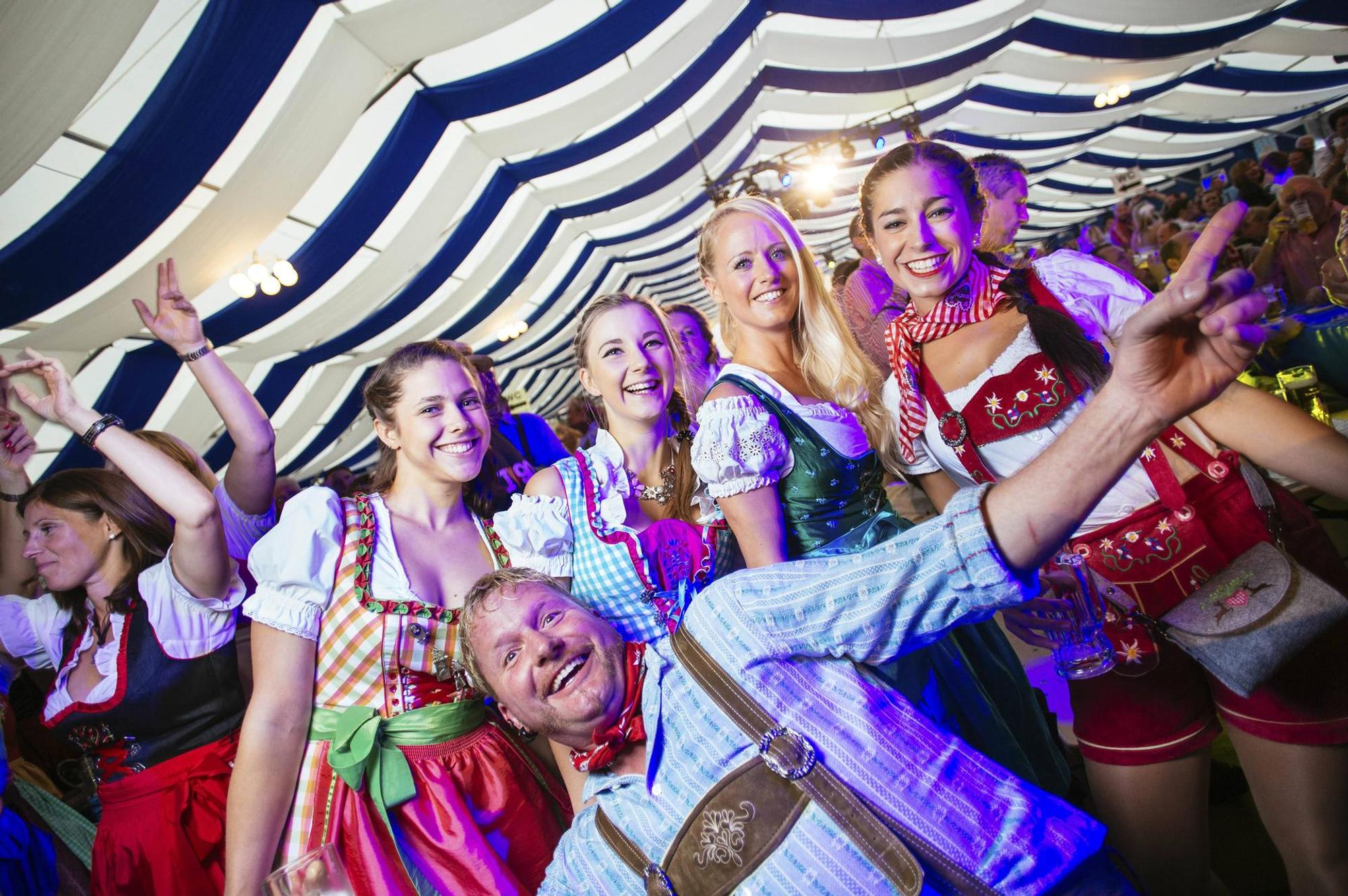 Stimmung Oktoberfestzelt