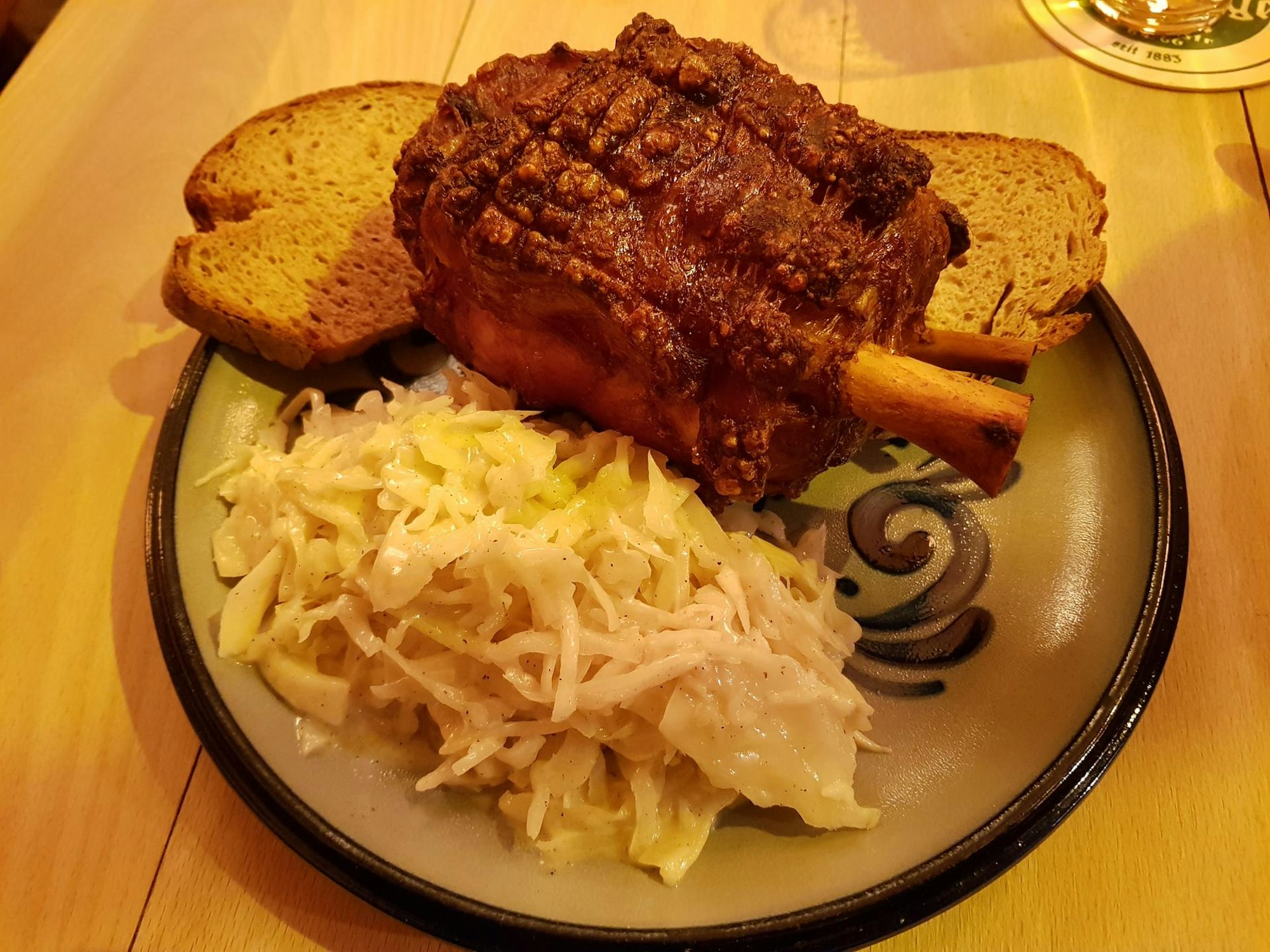 Brauerei Gerhard Fischenich Haxe