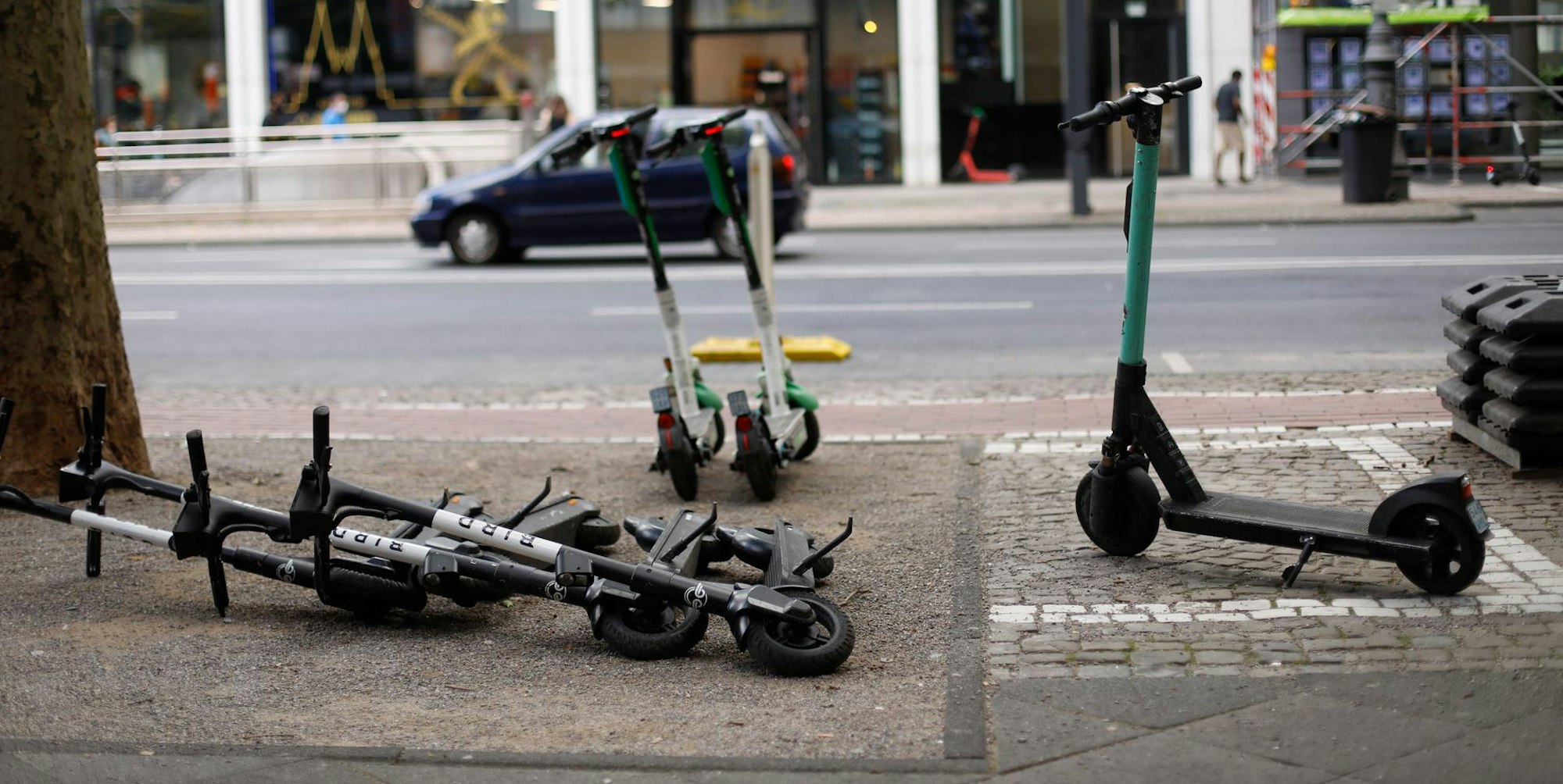 Scooter auf den Ringen