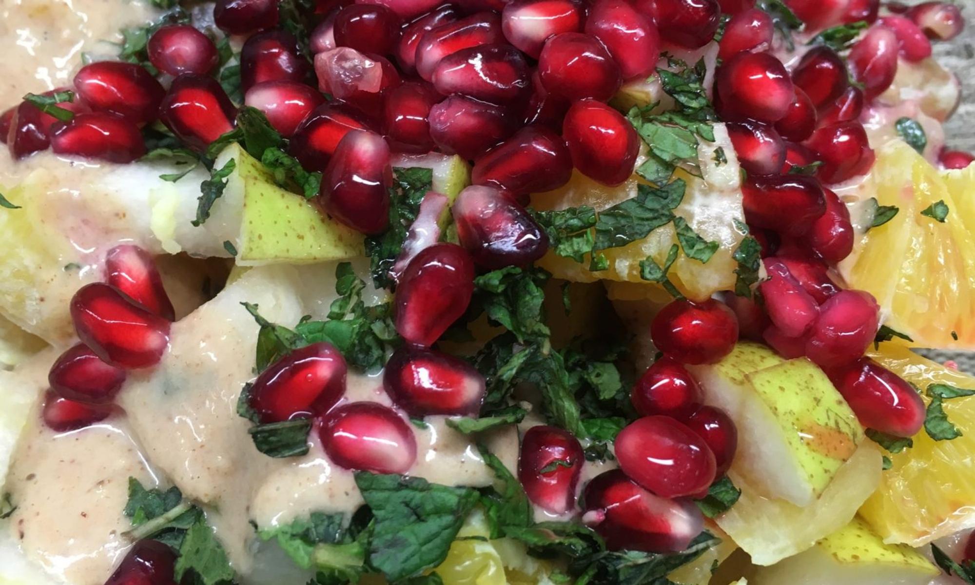 orangen birnen salat