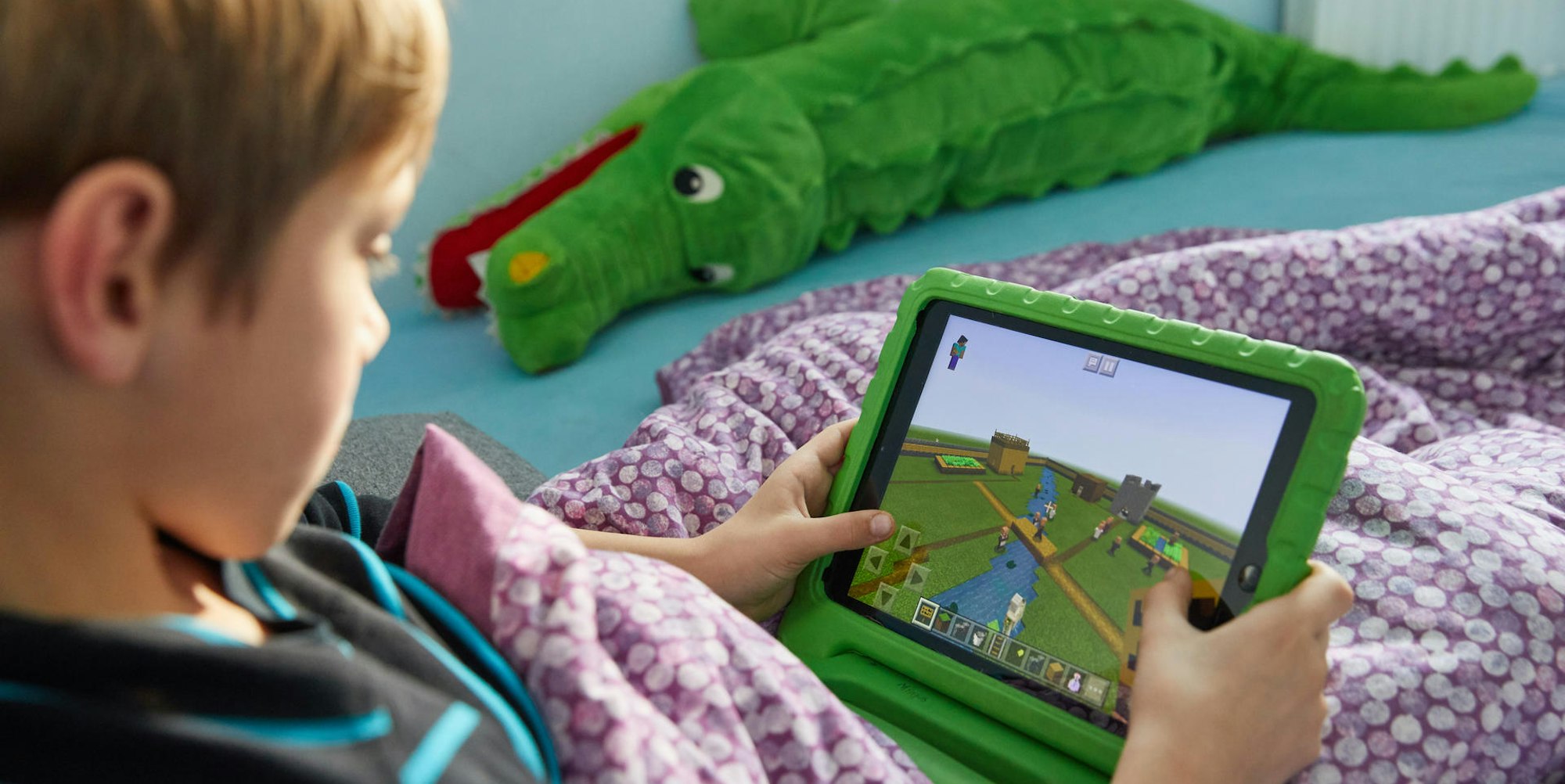 Minecraft beim Lernen