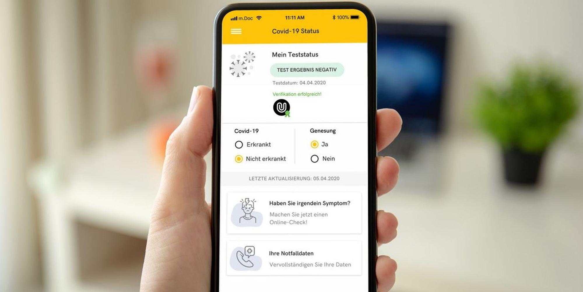Covid-19 Status App