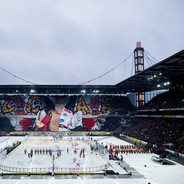 Eisfläche im Stadion