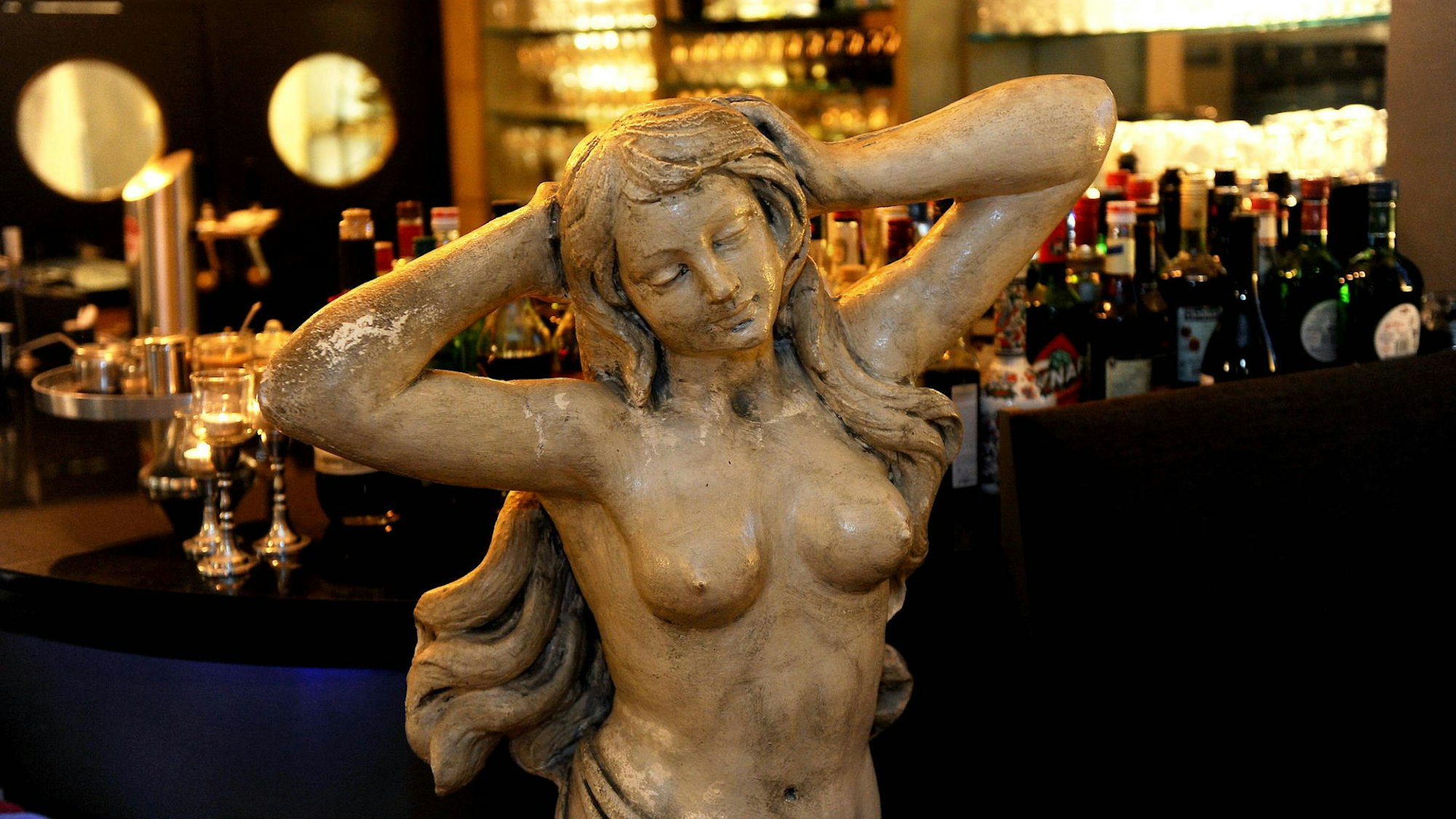 Eine Statue der Göttin Aphrodite.