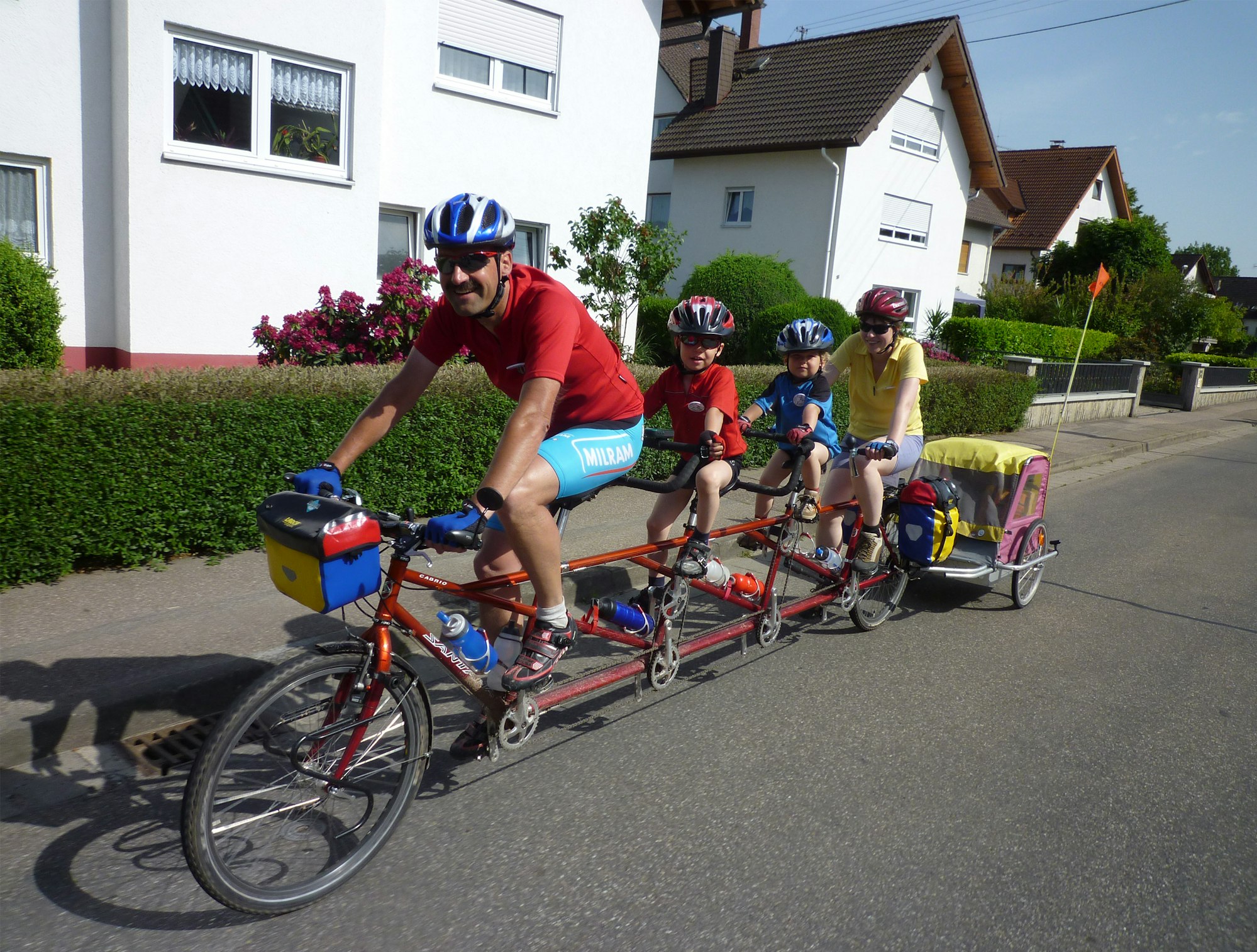 Tandemfahren mit Familie 8416