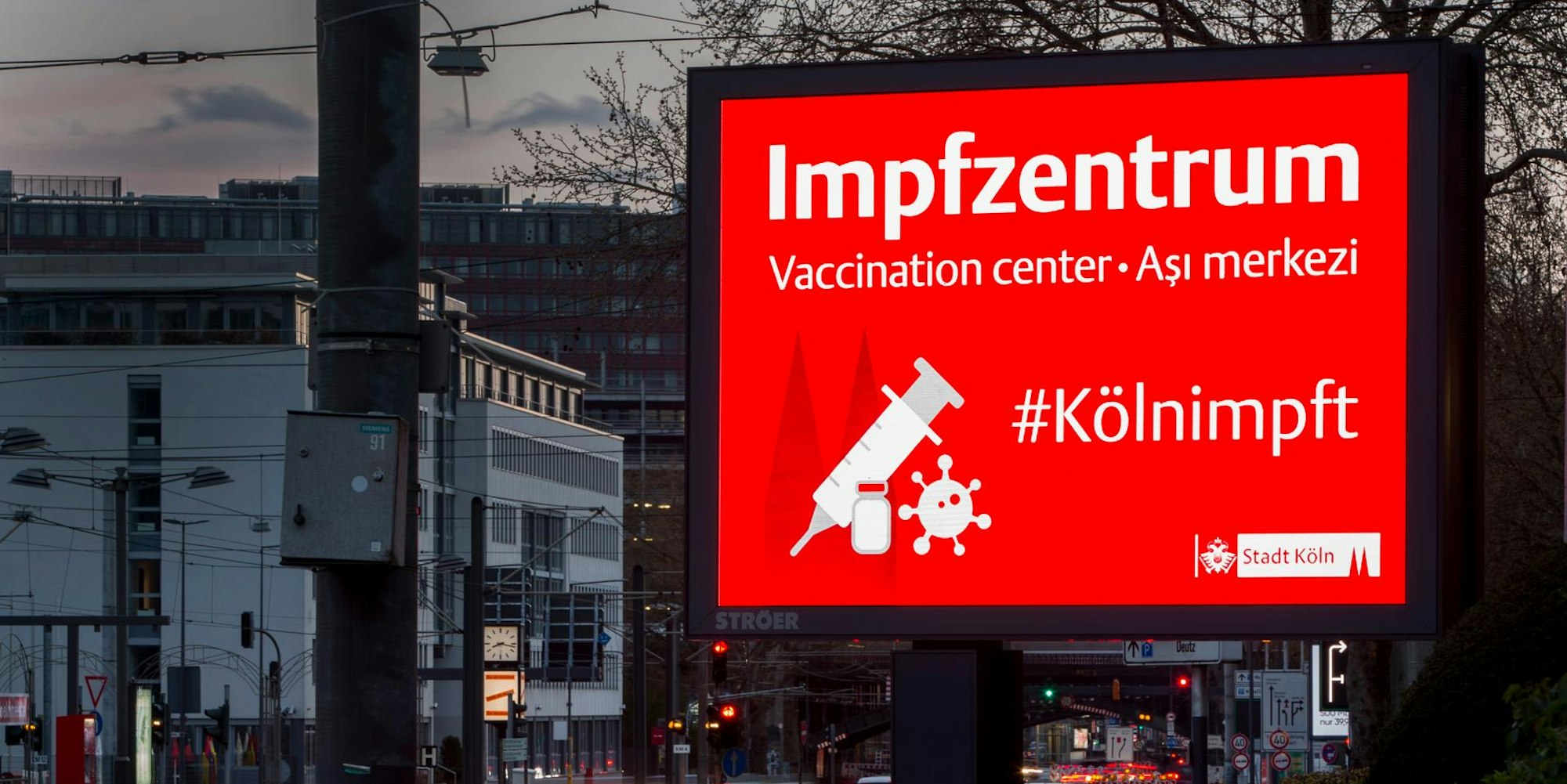 Impfzentrum Symbol