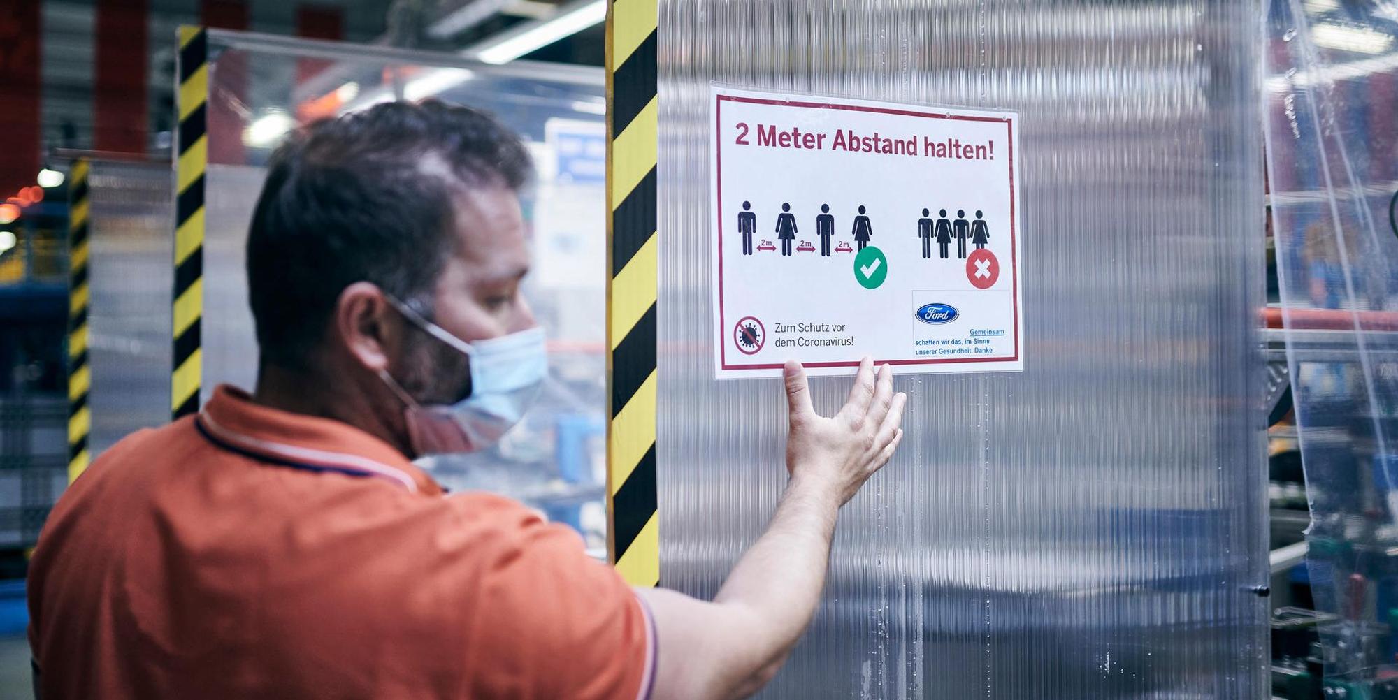 Ford Schutzmaßnahmen Werk Köln