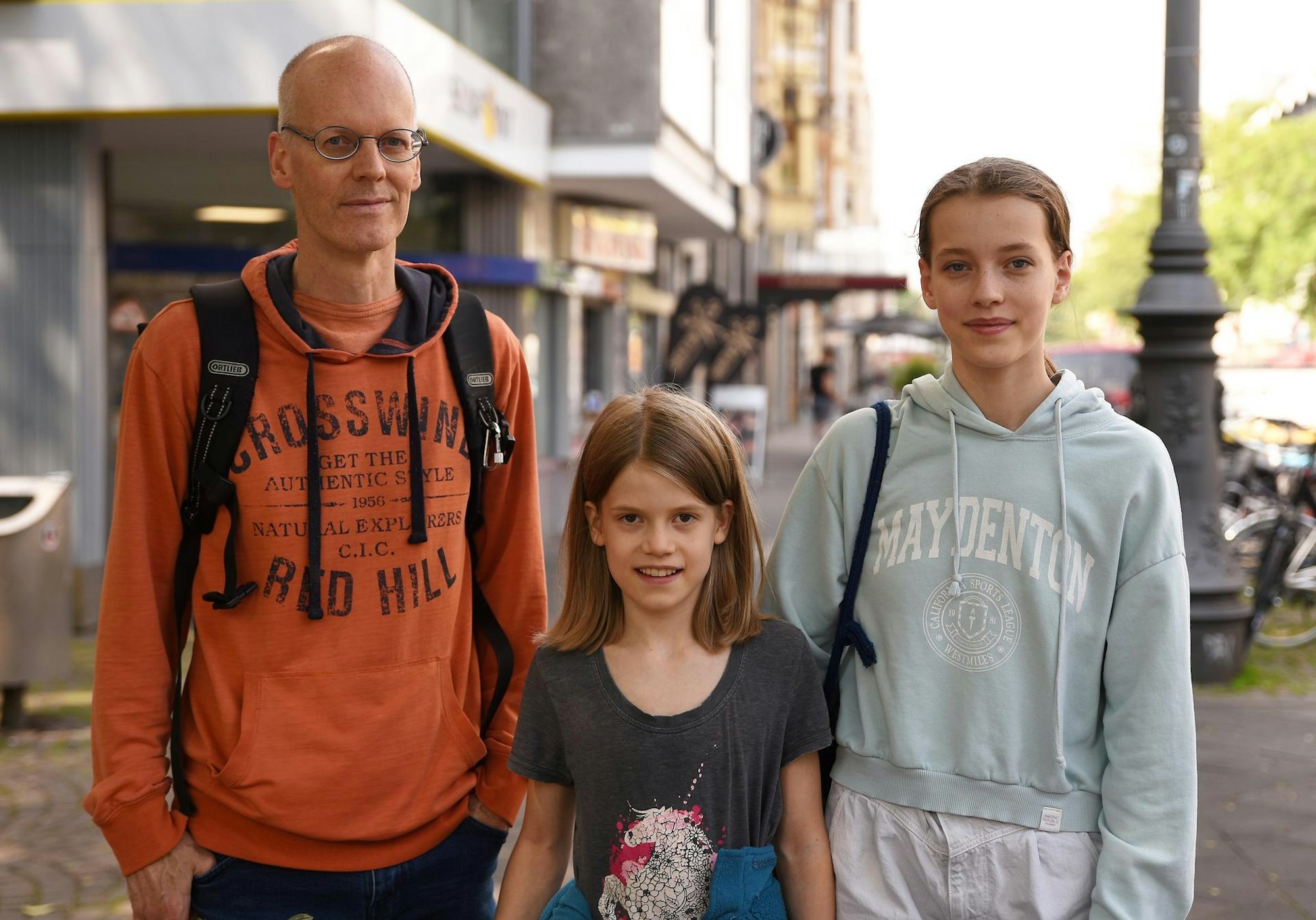 . Harald Bortz mit Rhea und Mara