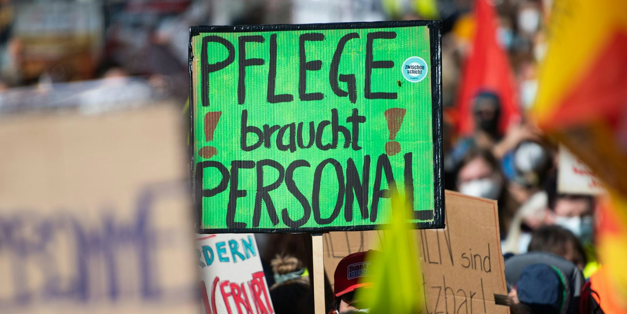 Pflege braucht Prsonal Symbol