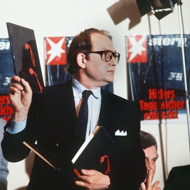 Gerd Heidemann Hitler-Tagebücher dpa