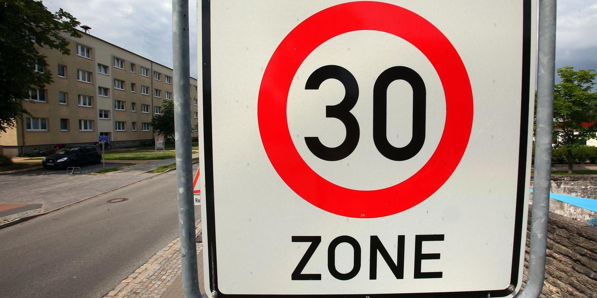Tempo 30 Schild
