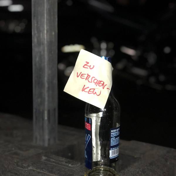 Flasche zu verschenken
