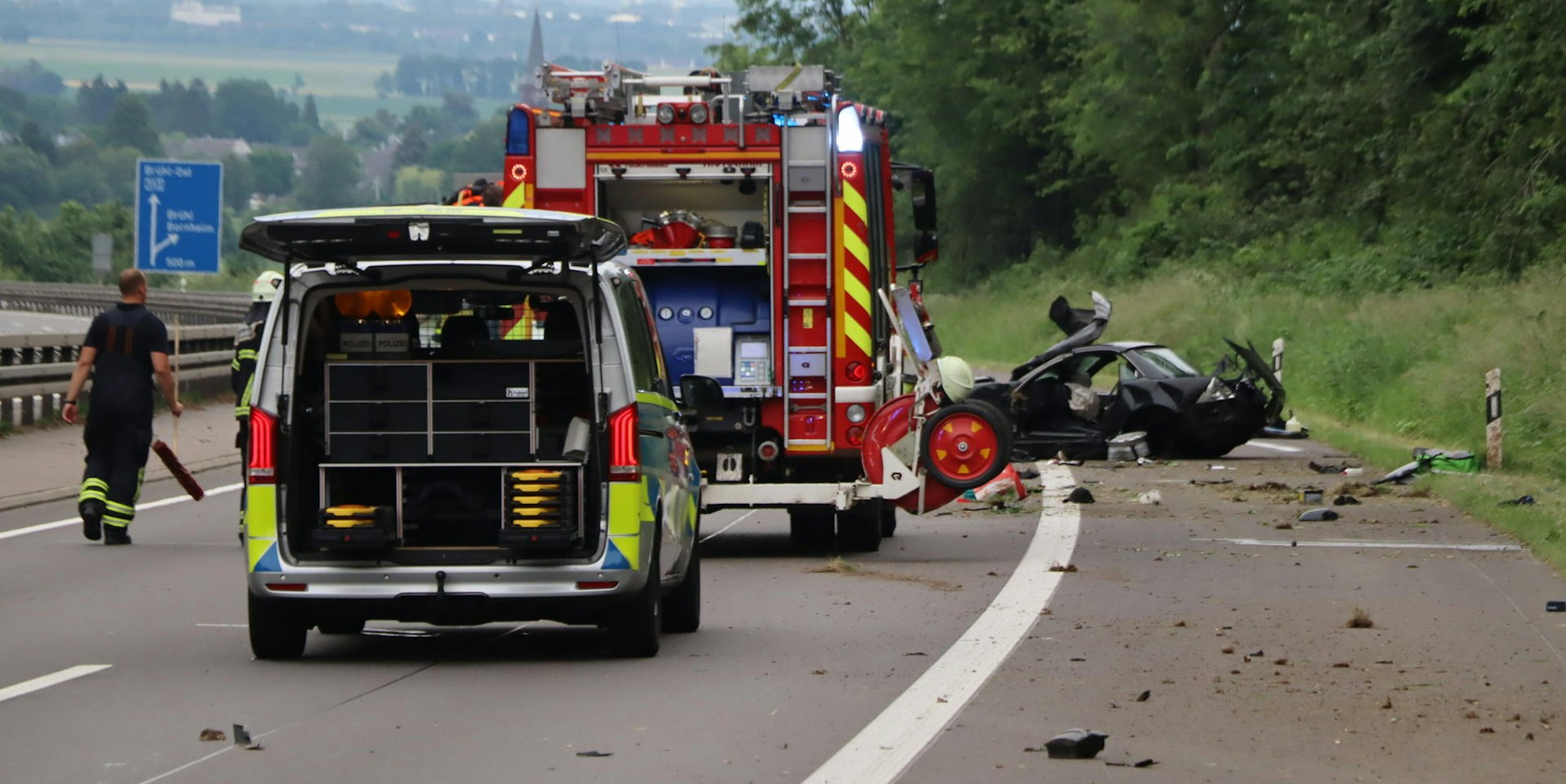 Brühl Unfall A553 1