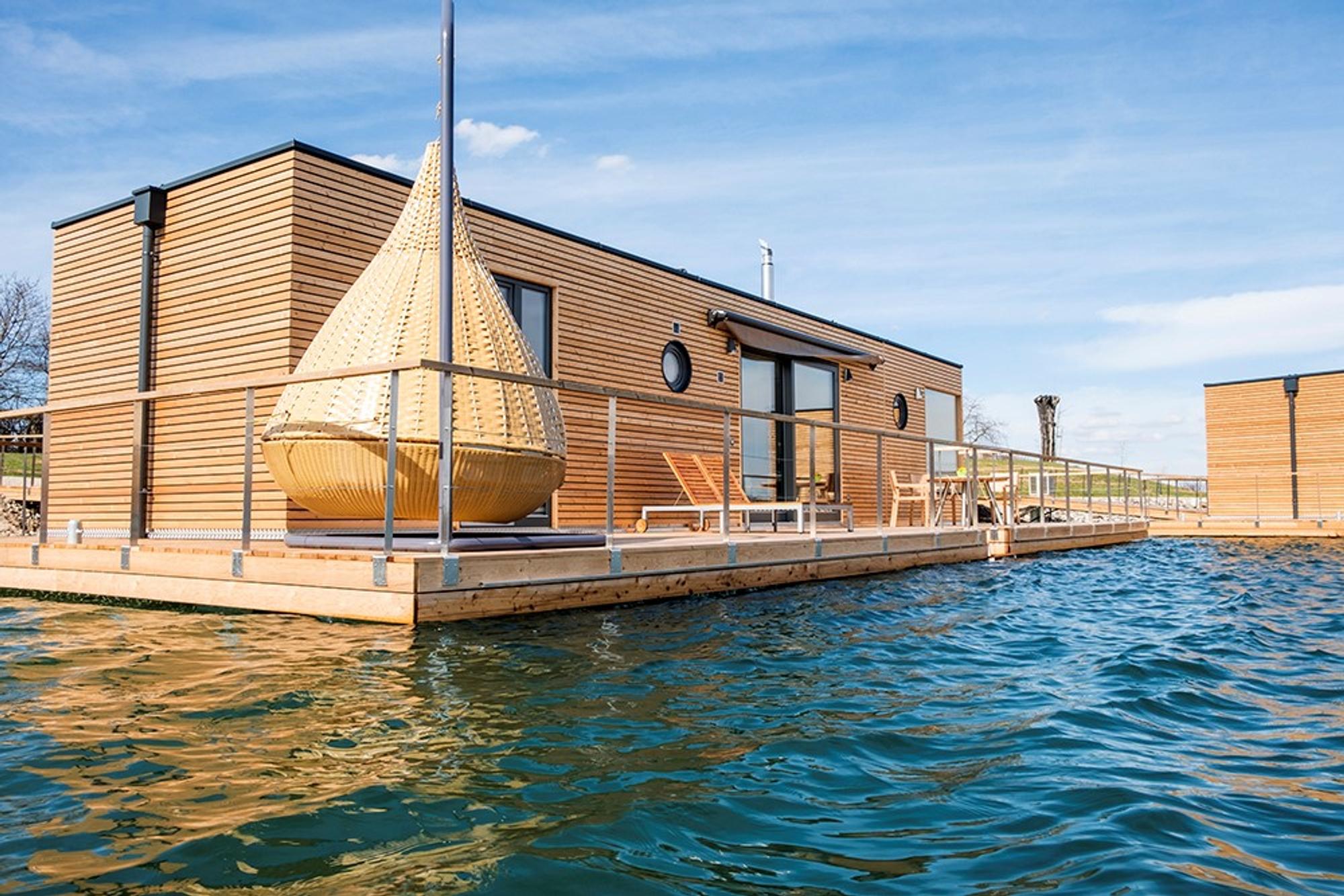 natur übernachtung hausboot