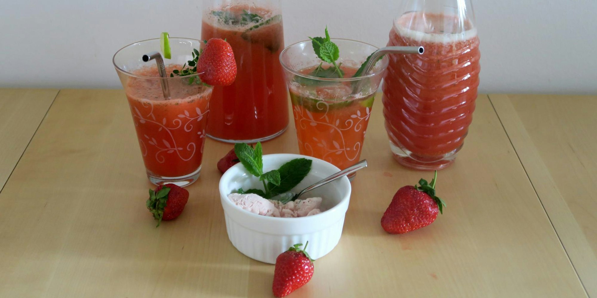 leckereien aus erdbeeren